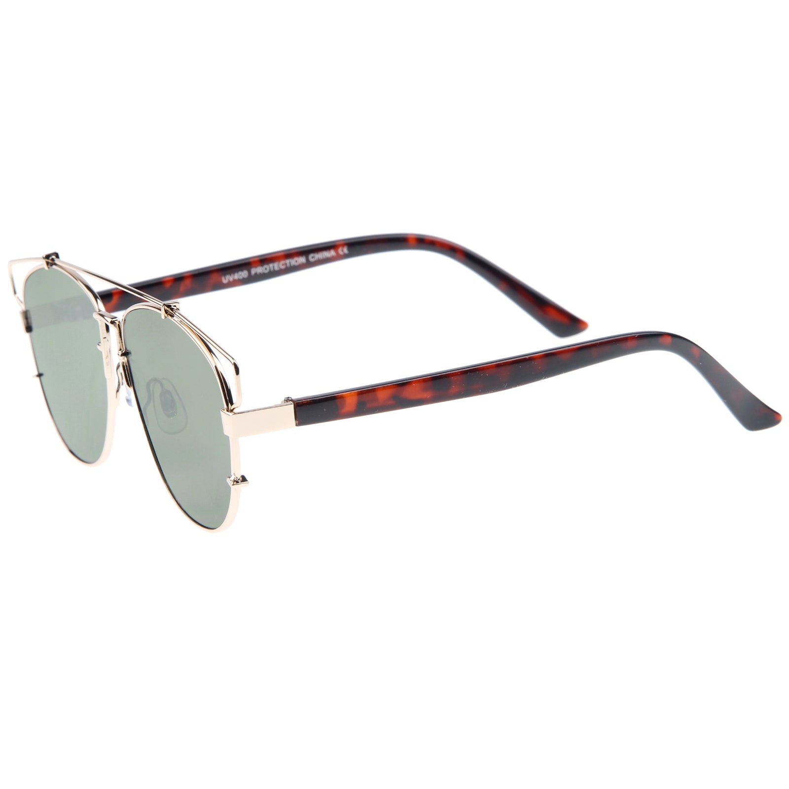 Gold-Tortoise / Green