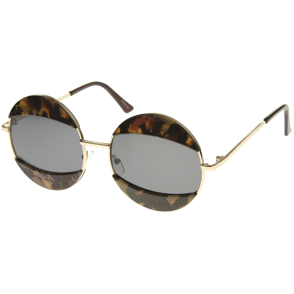 Brown-Block-Tortoise-Gold / Smoke