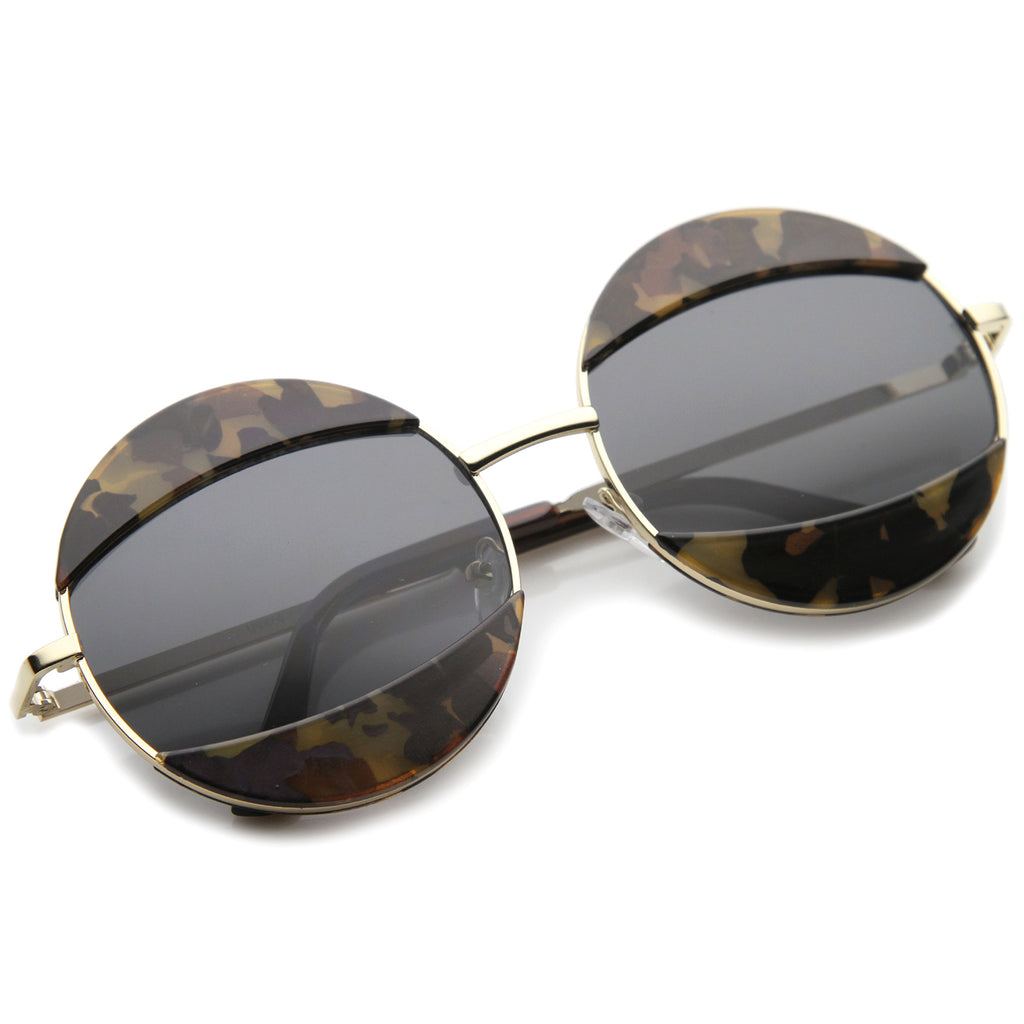 Brown-Block-Tortoise-Gold / Smoke