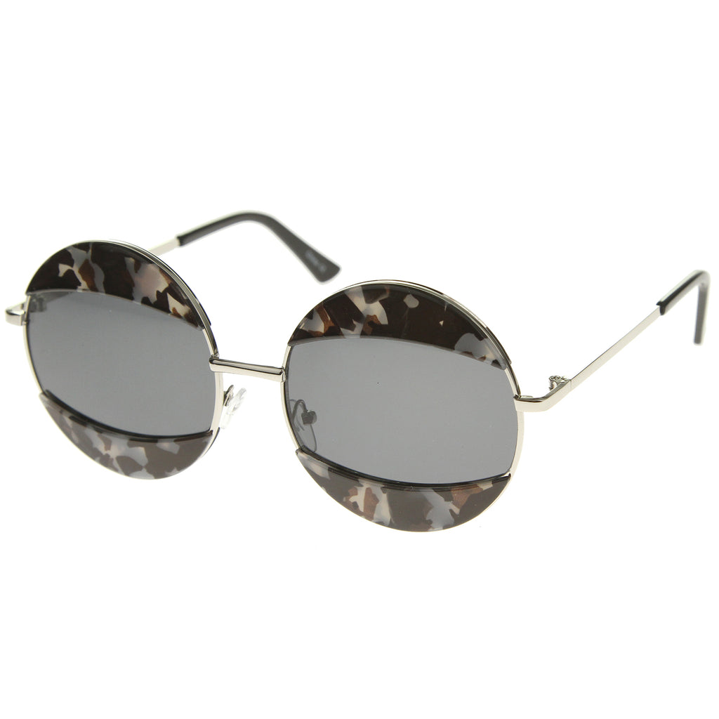Grey-Block-Tortoise-Silver / Smoke