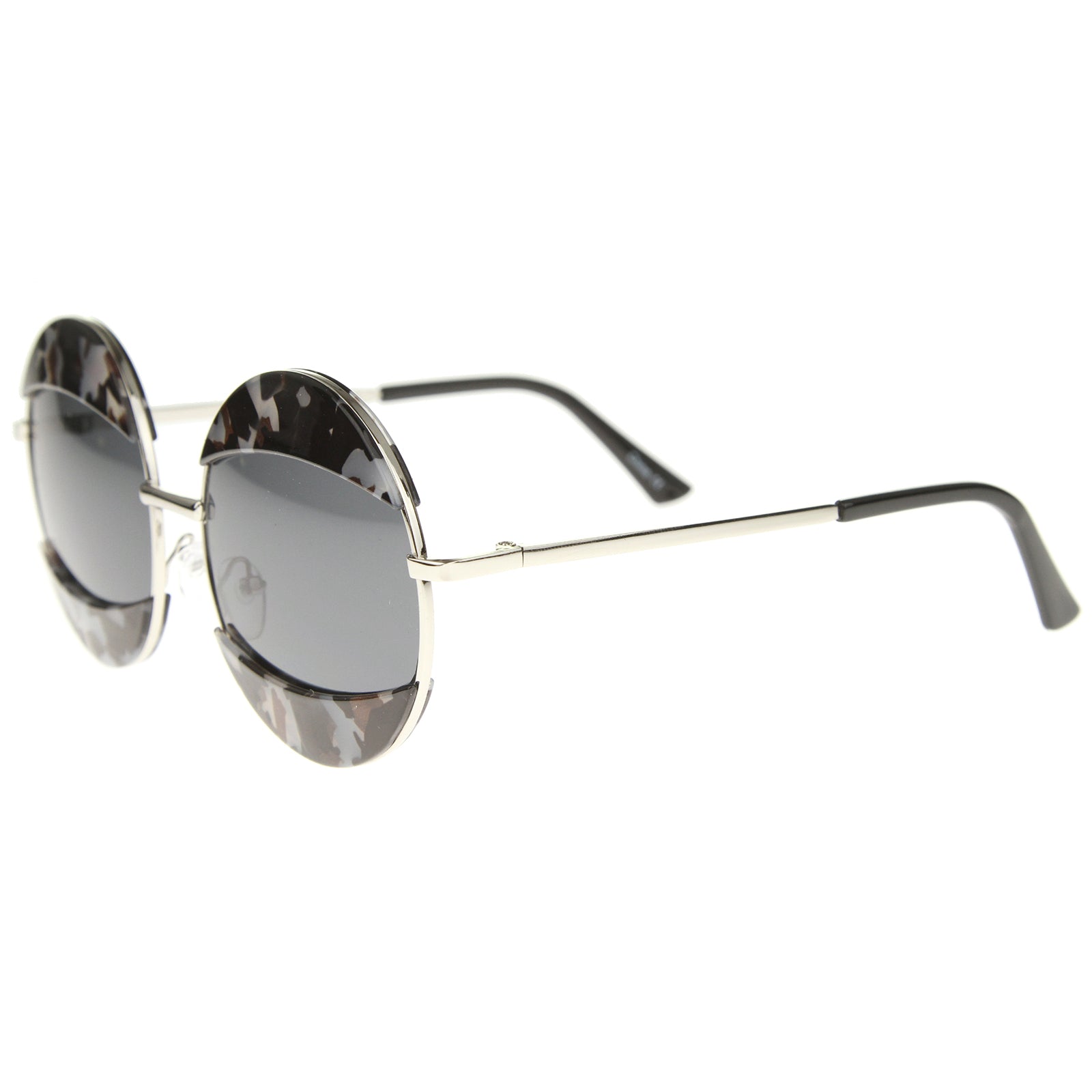 Grey-Block-Tortoise-Silver / Smoke