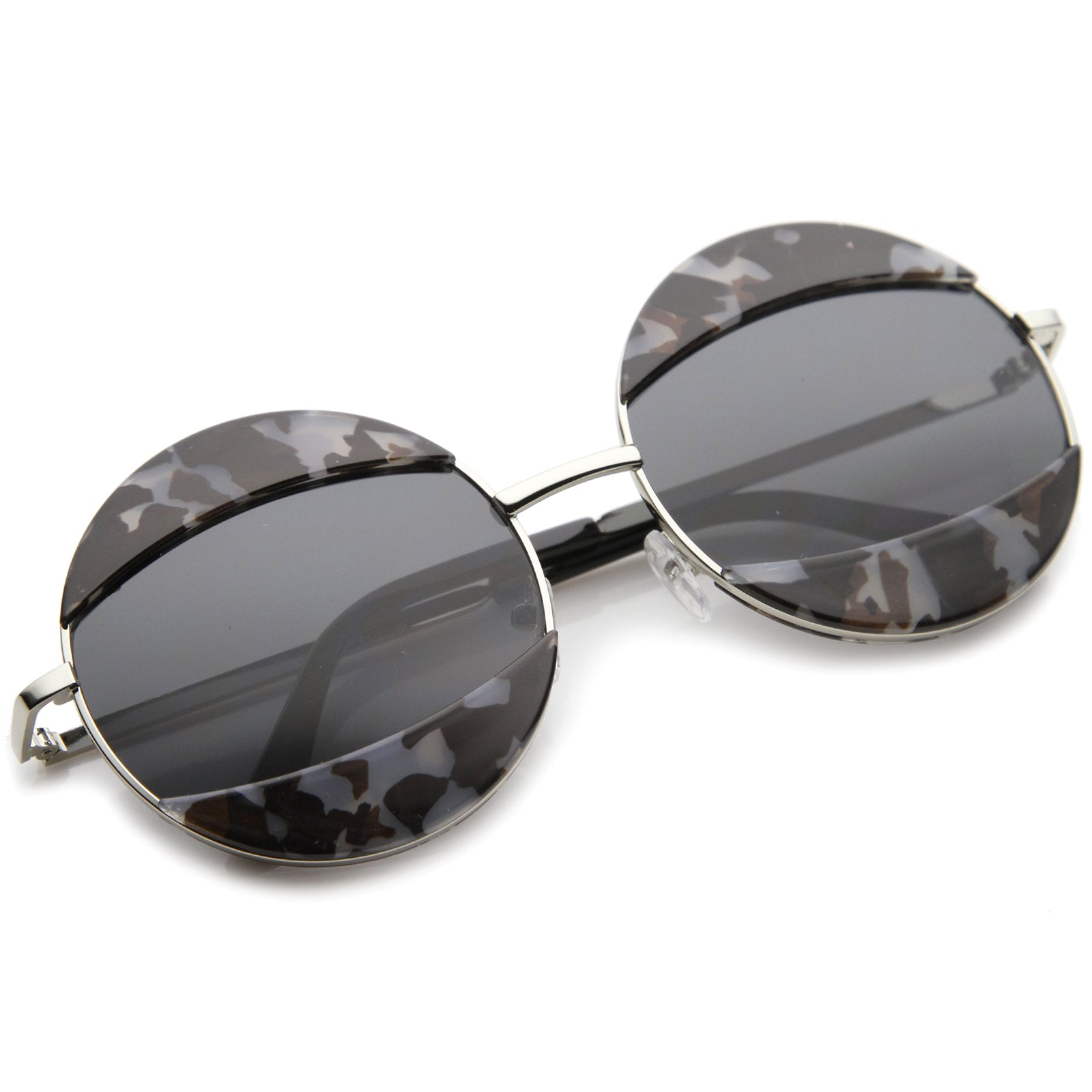 Grey-Block-Tortoise-Silver / Smoke