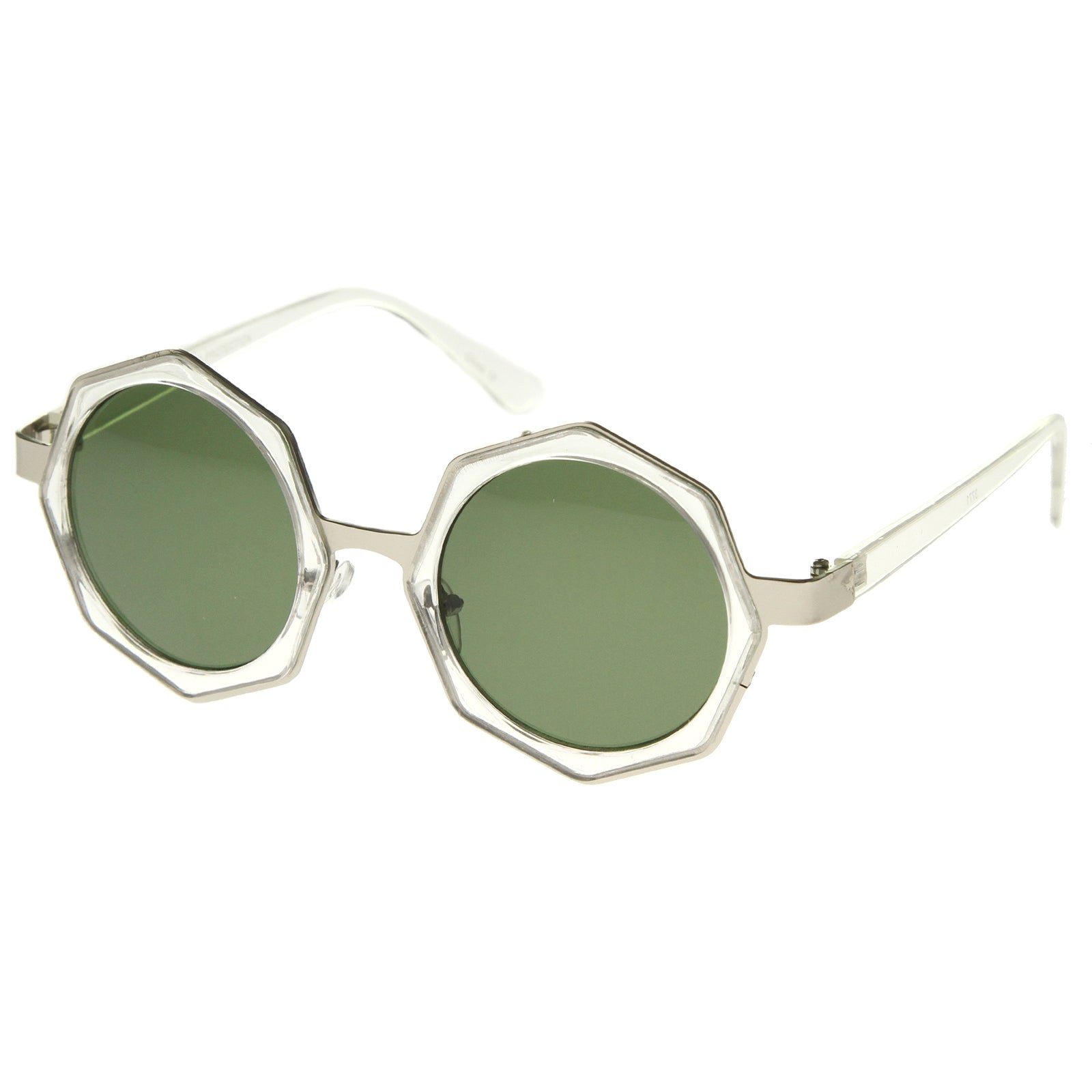 Shiny Clear-Silver / Green
