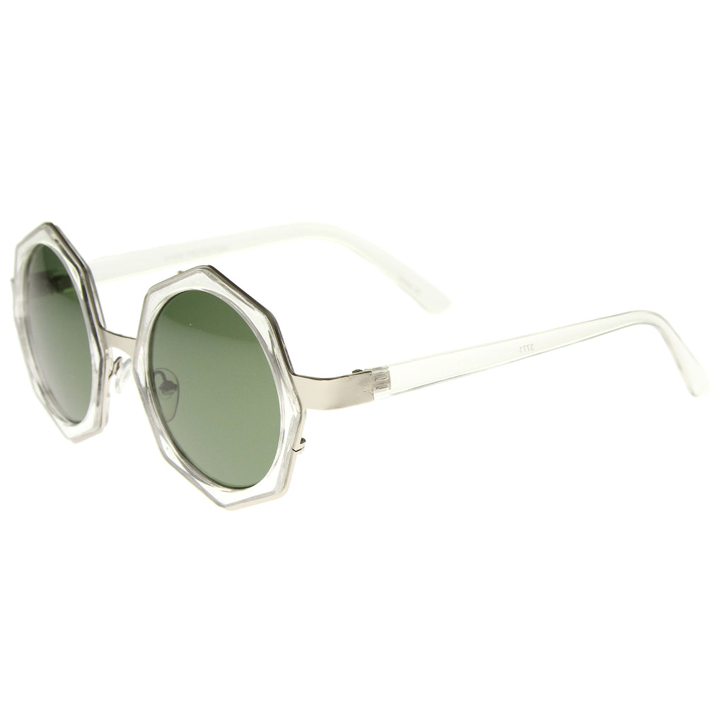 Shiny Clear-Silver / Green