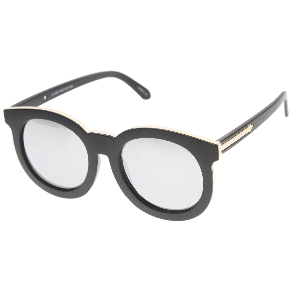 Matte Black-Gold / Silver Mirror