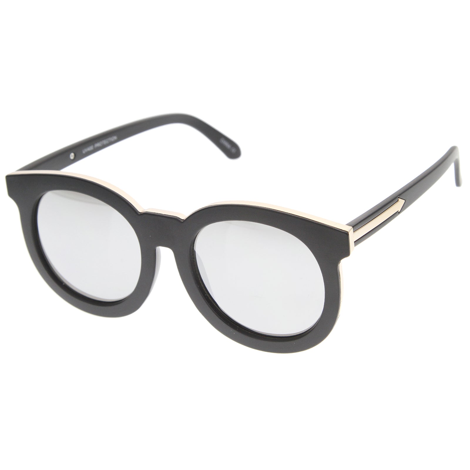 Matte Black-Gold / Silver Mirror