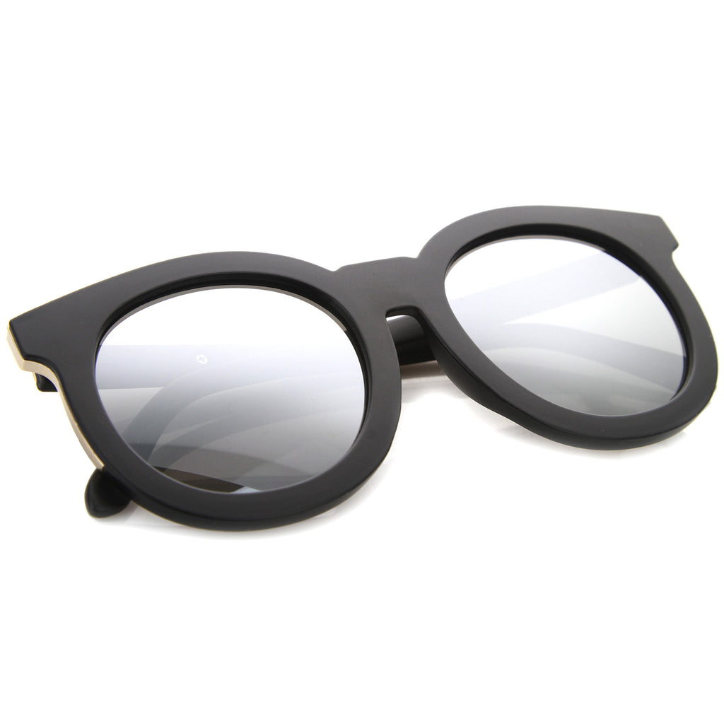 Matte Black-Gold / Silver Mirror