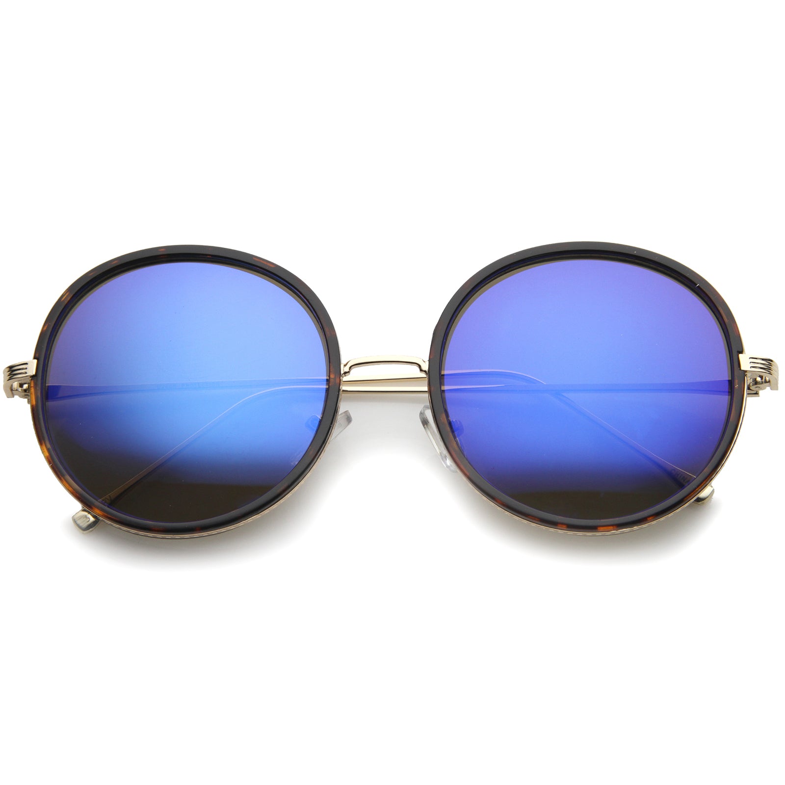 Tortoise-Gold / Blue Mirror