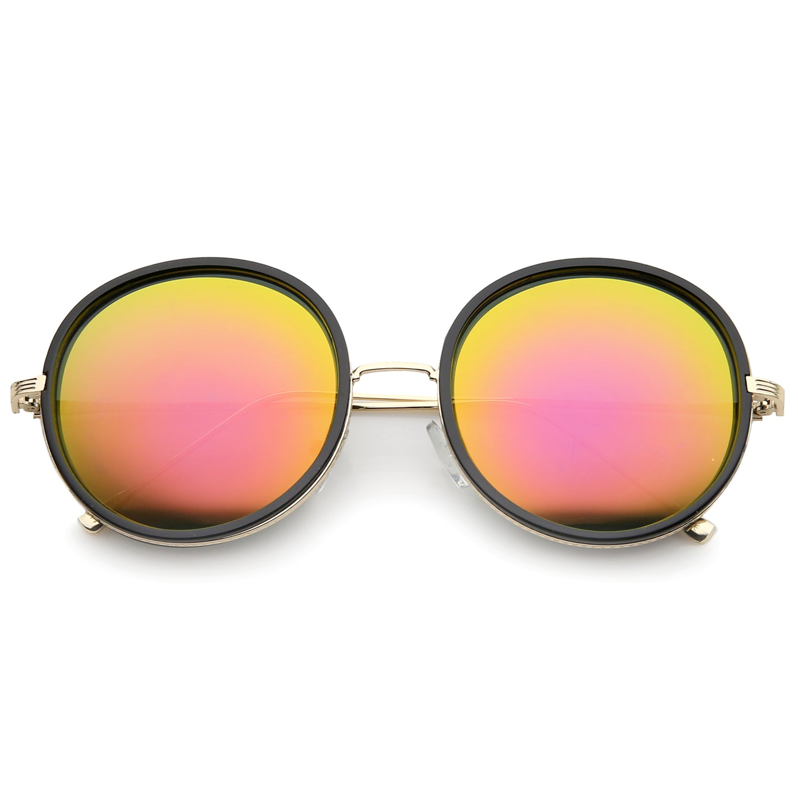 Black-Gold / Magenta Orange Mirror