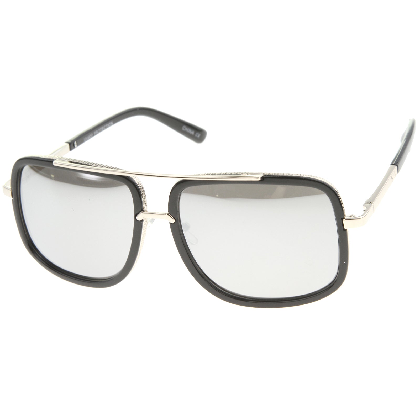 Black / Silver Mirror