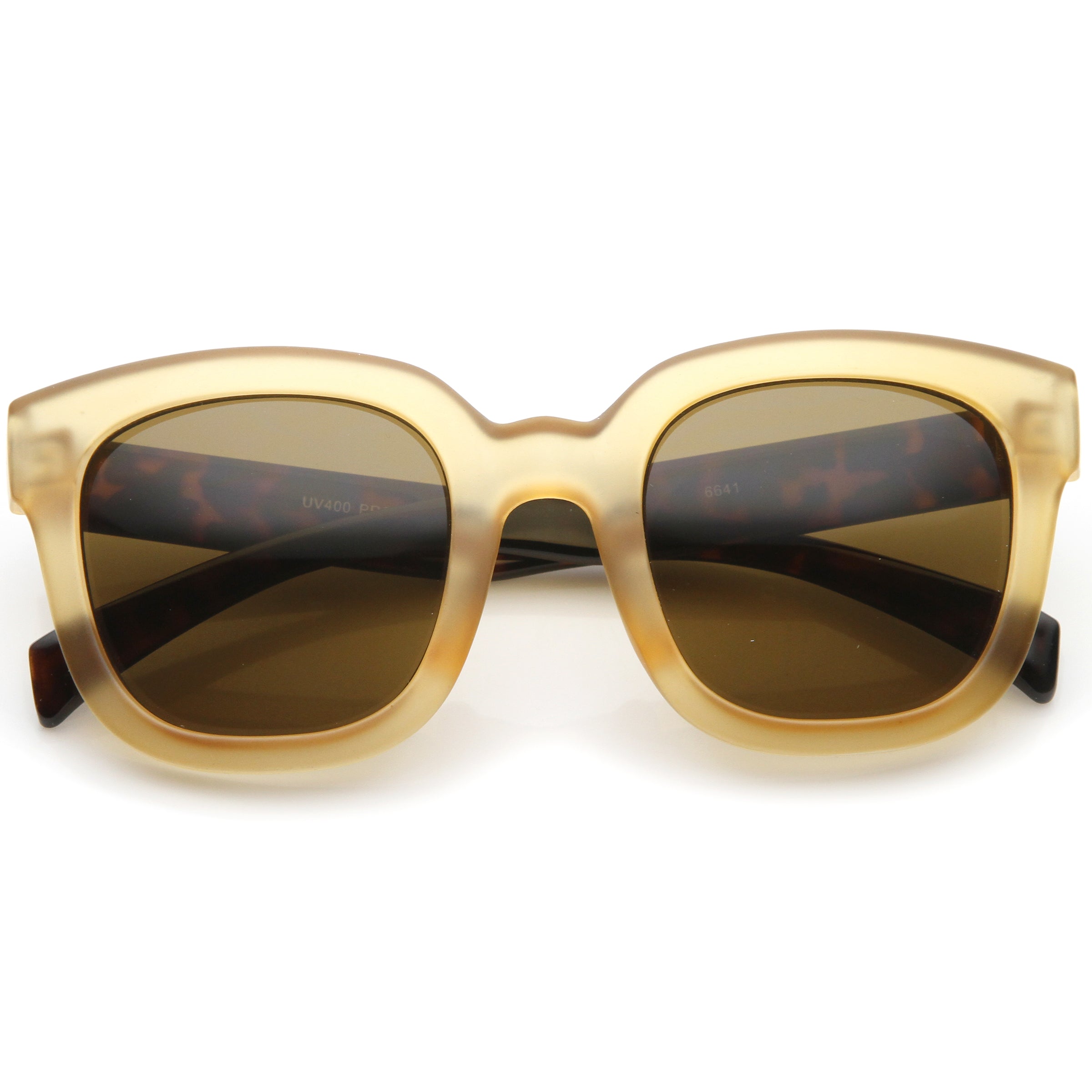 Creme-Tortoise / Brown