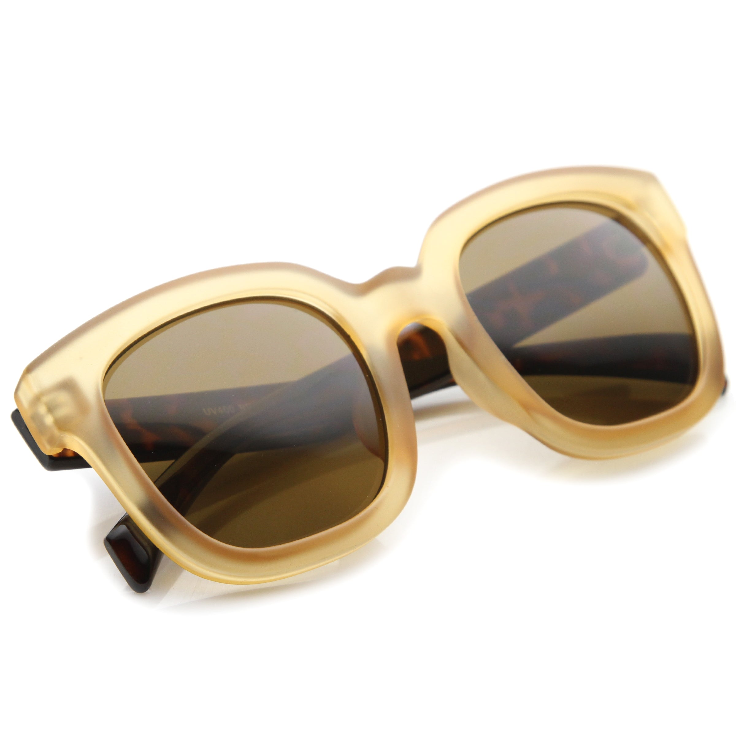 Creme-Tortoise / Brown