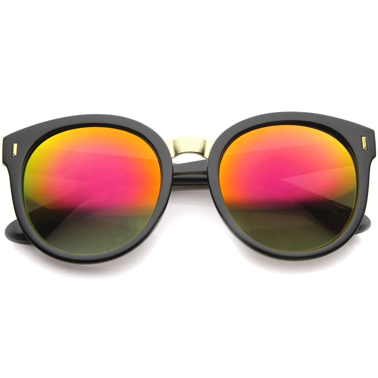 Black-Gold / Magenta Orange Mirror