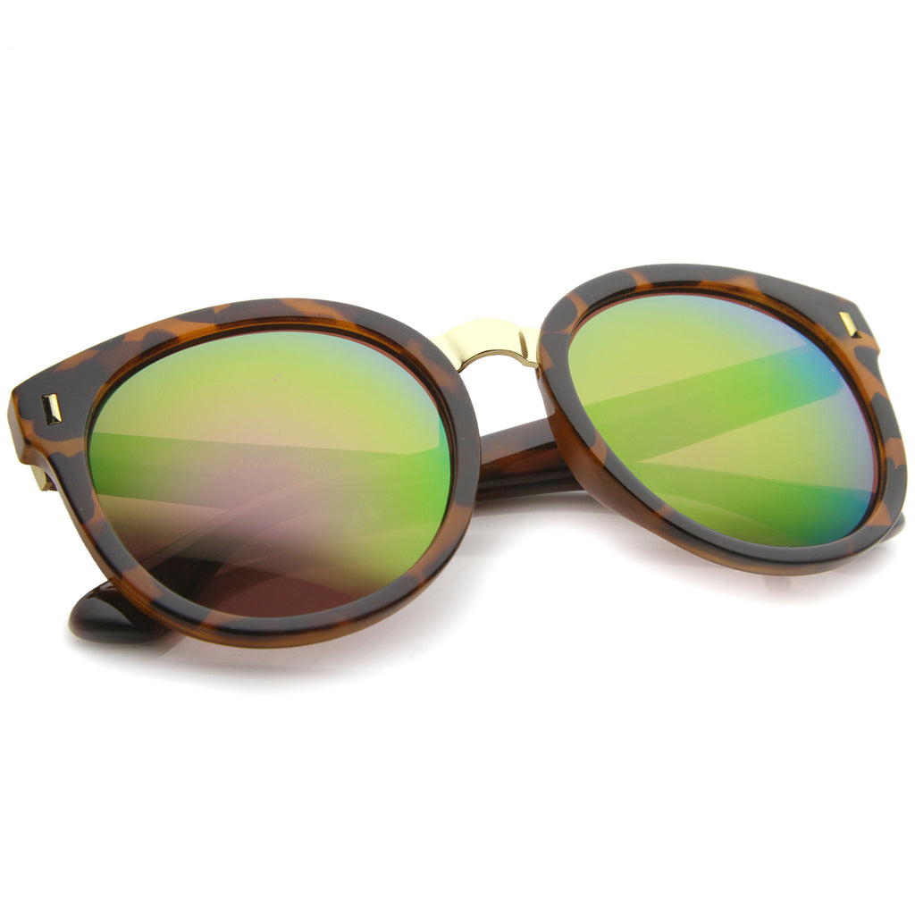 Tortoise-Gold / Pink Yellow Mirror