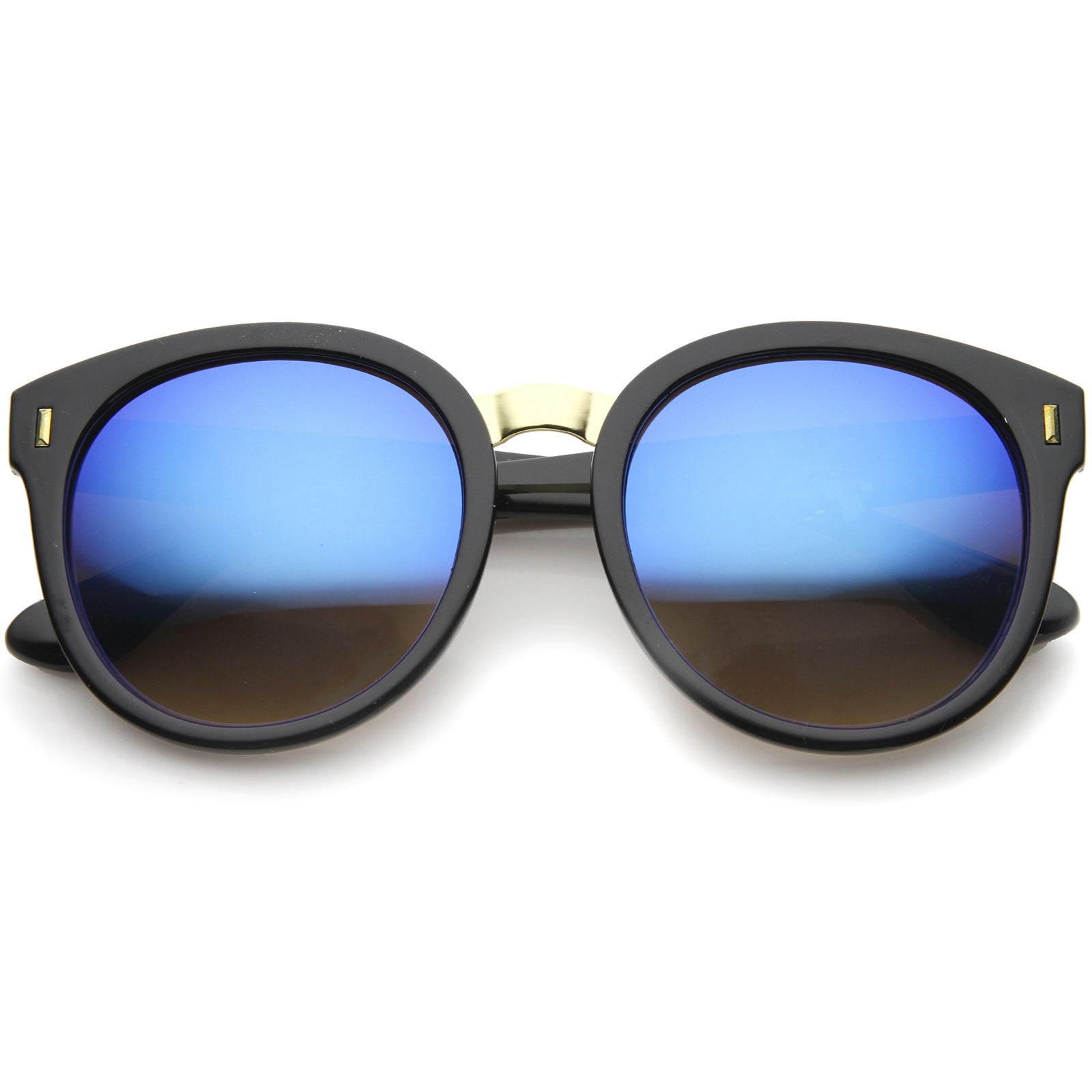 Black-Gold / Blue Mirror
