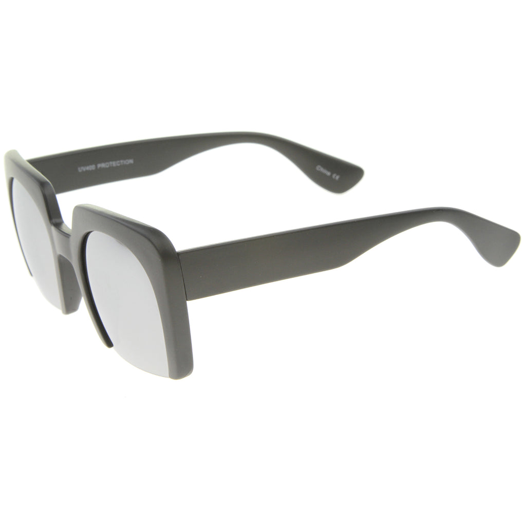 Matte Black / Silver Mirror