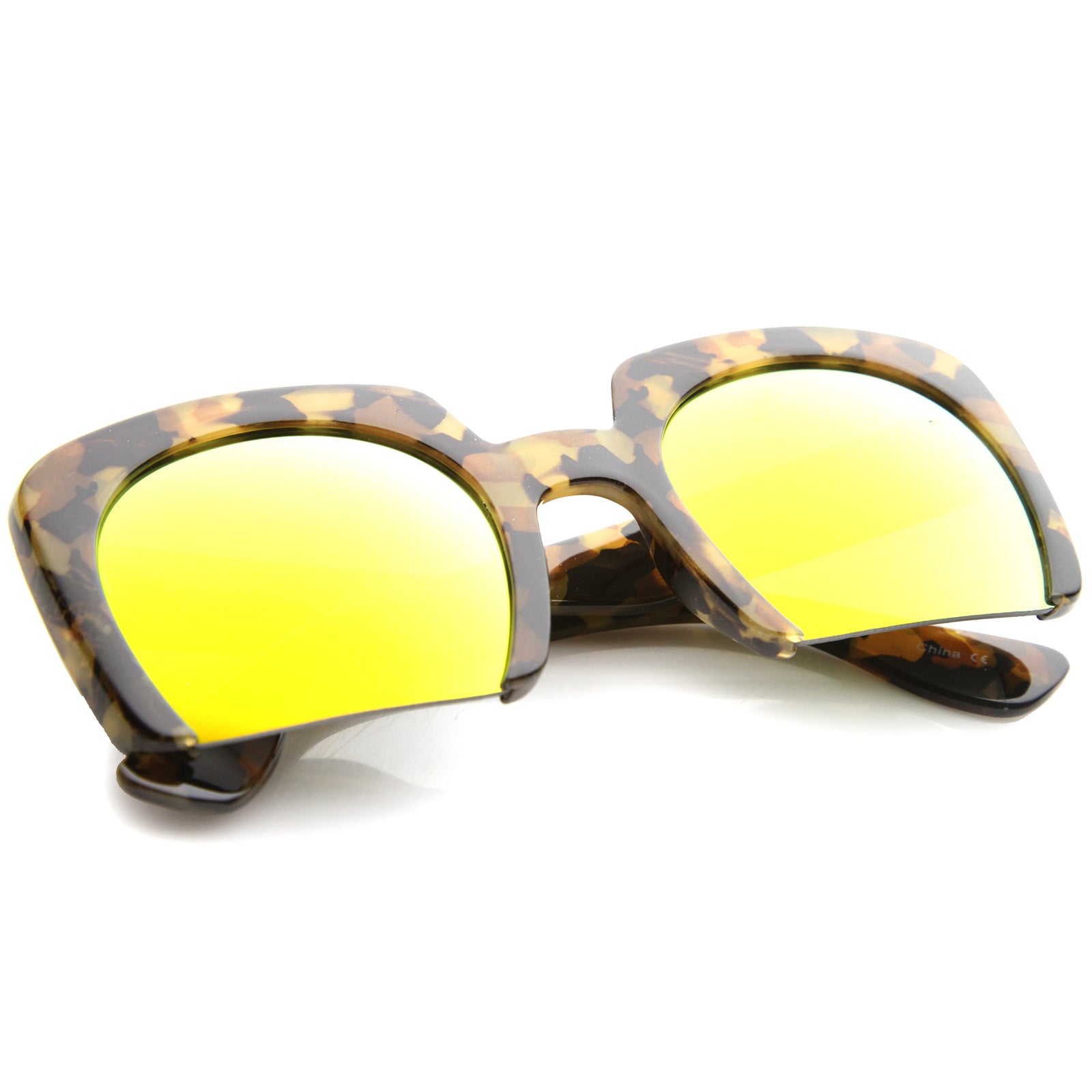 Yellow Tortoise / Orange Mirror
