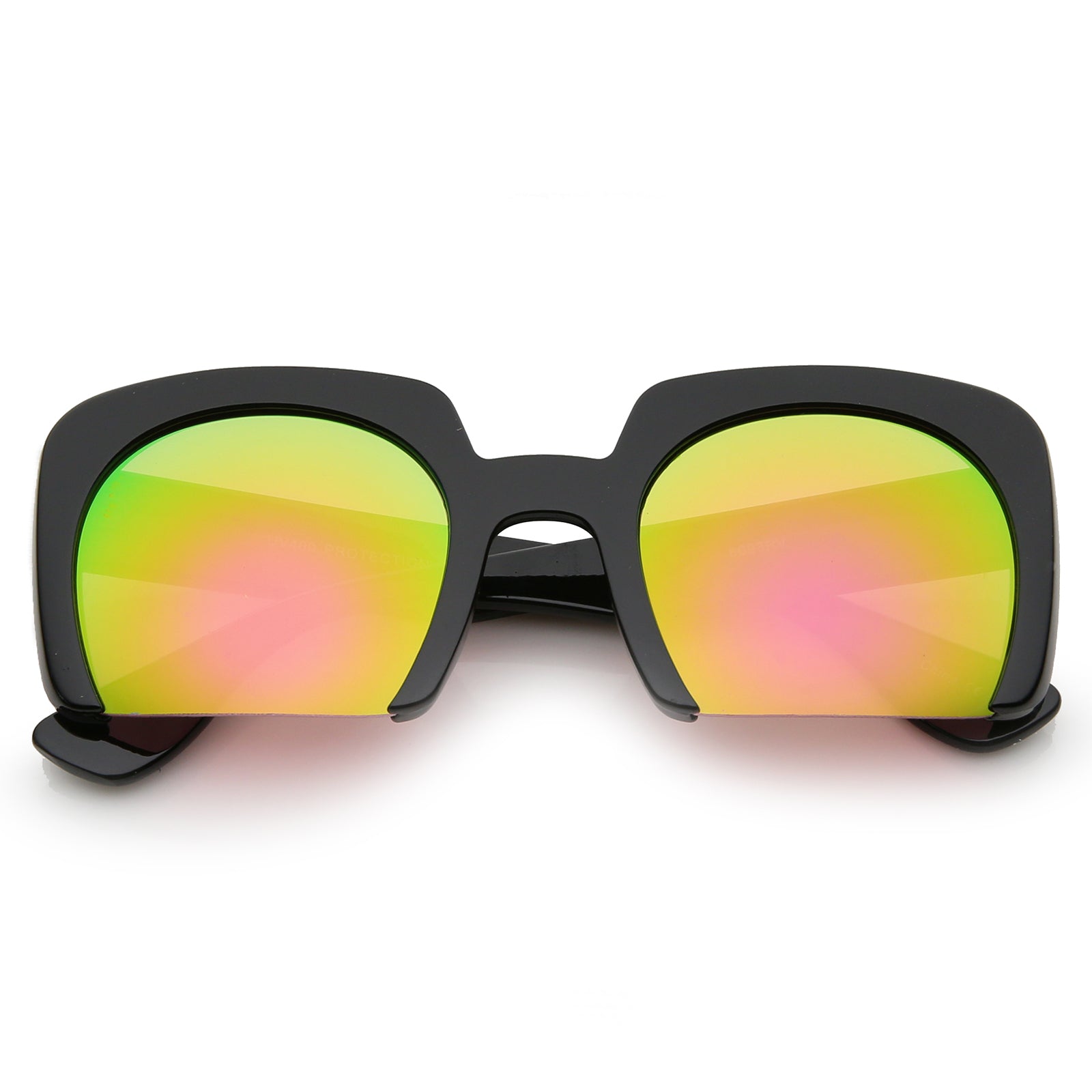 Shiny Black / Magenta Mirror