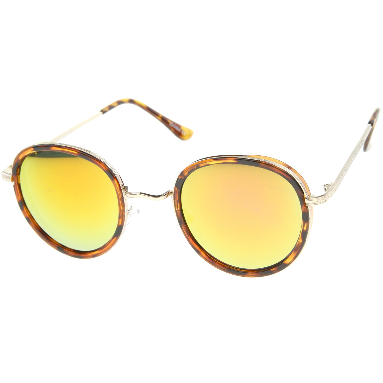 Tortoise-Gold / Orange Mirror