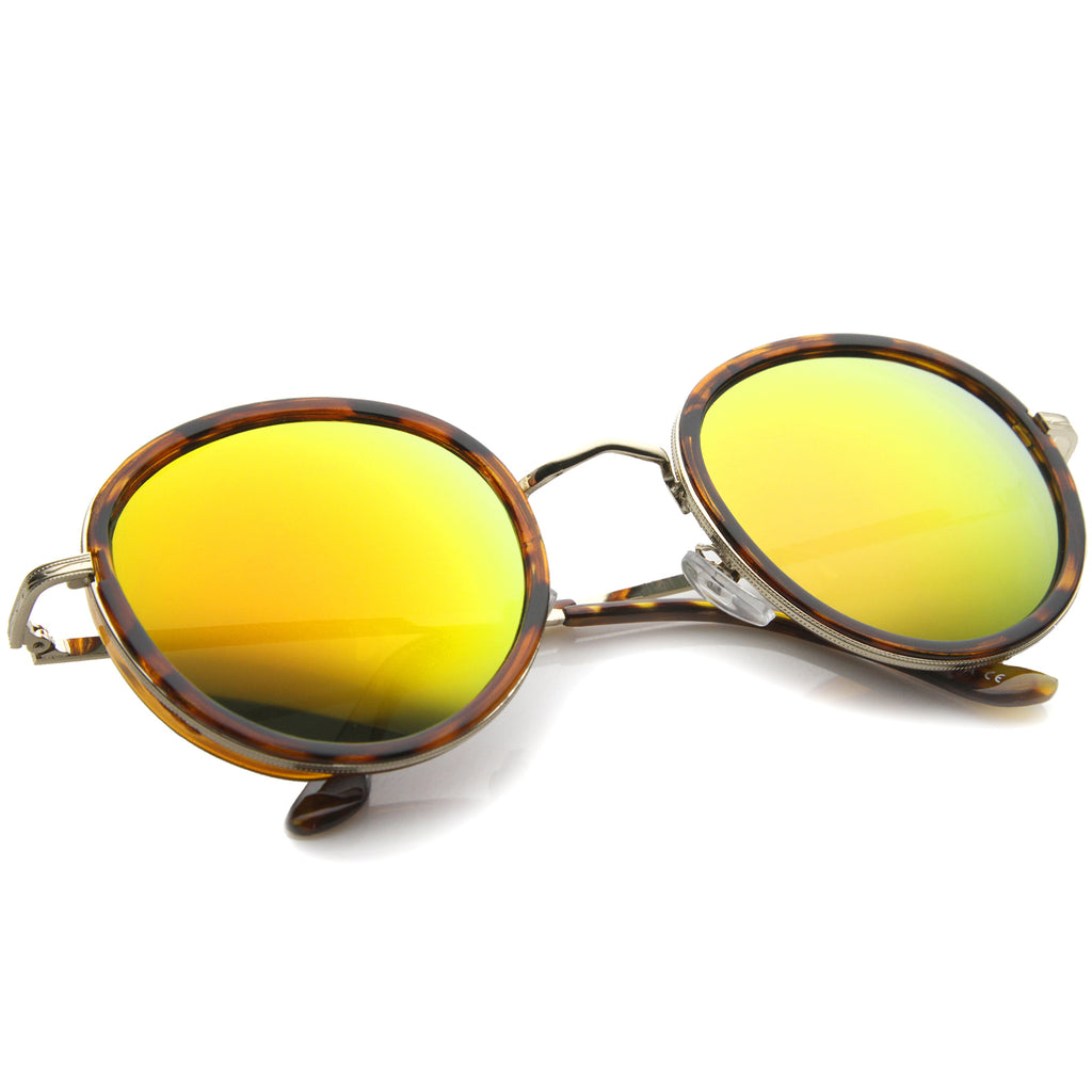 Tortoise-Gold / Orange Mirror