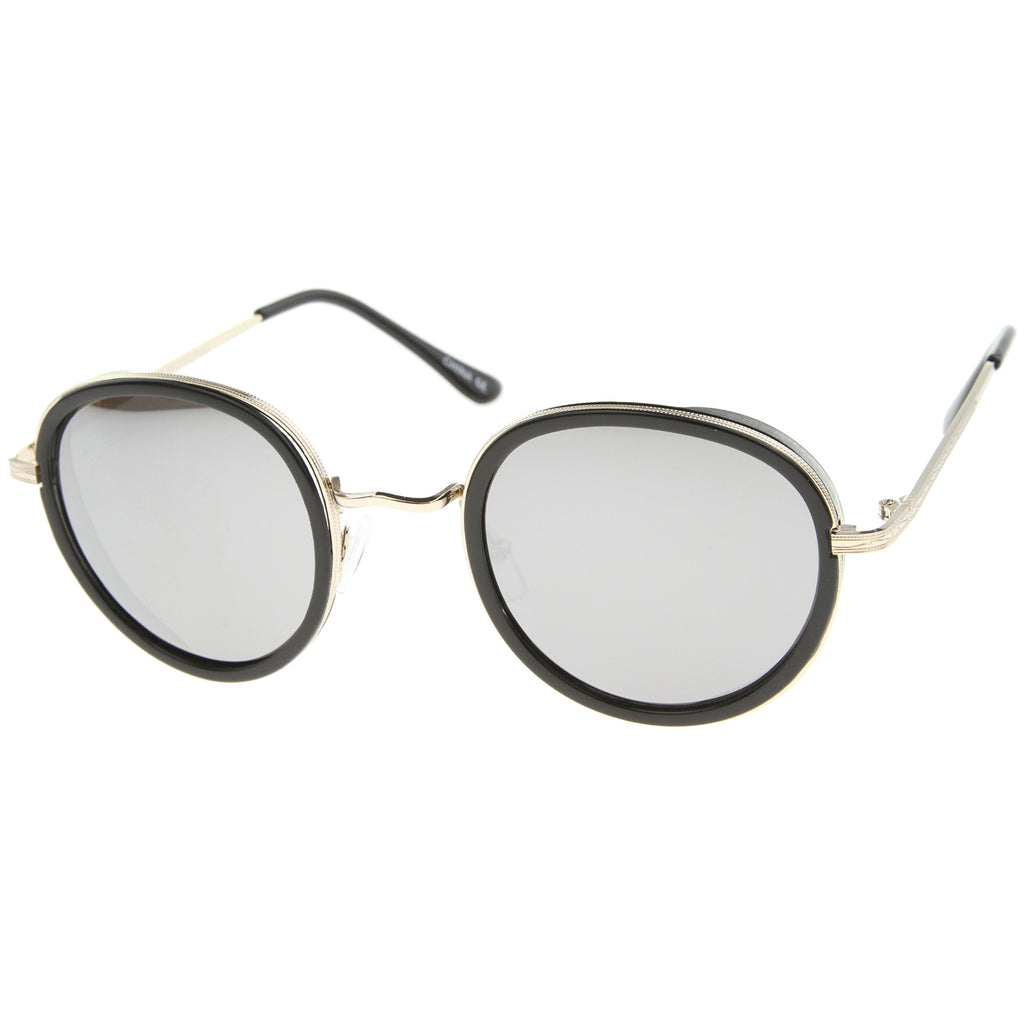 Matte Black-Gold / Silver Mirror