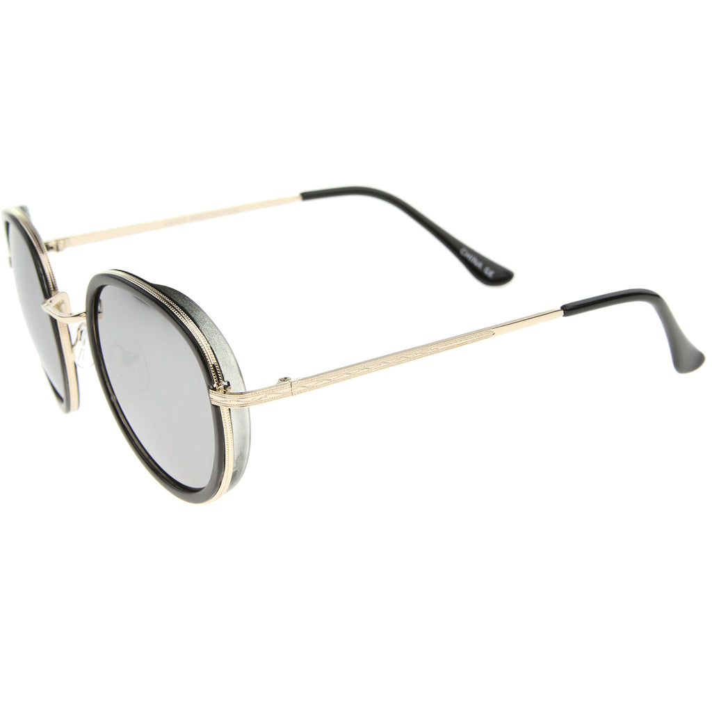 Matte Black-Gold / Silver Mirror