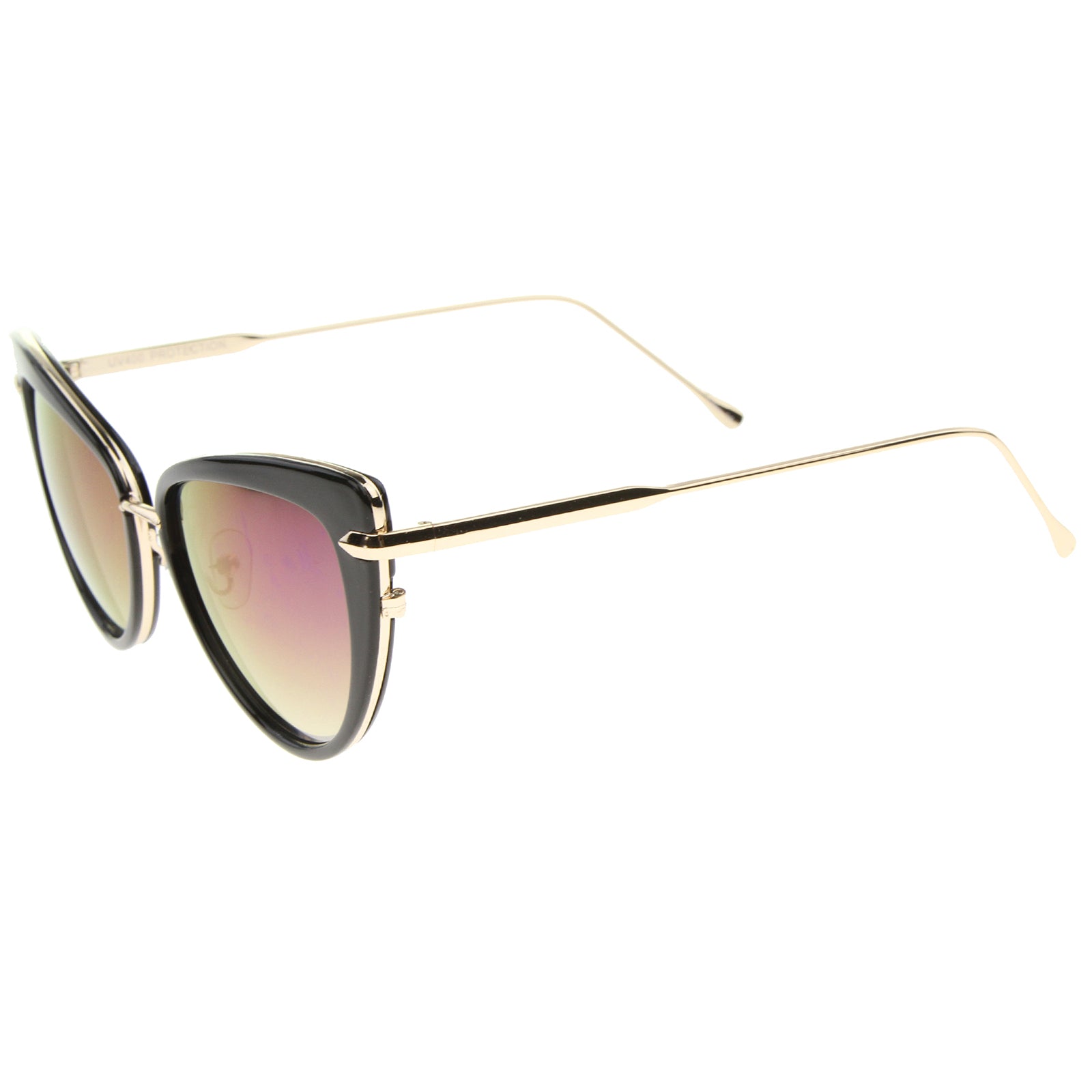 Black-Gold / Blue Purple Mirror