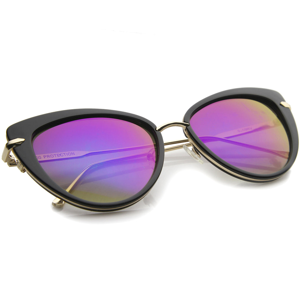 Black-Gold / Blue Purple Mirror