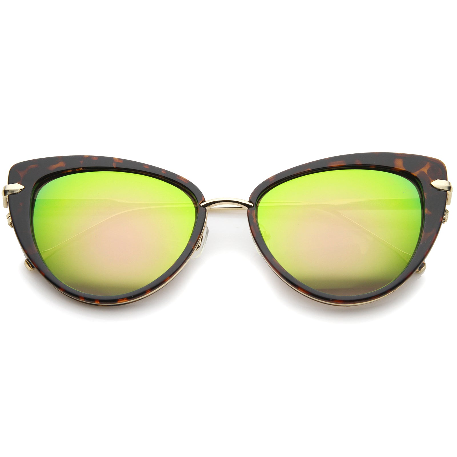 Tortoise-Gold / Pink Yellow Mirror