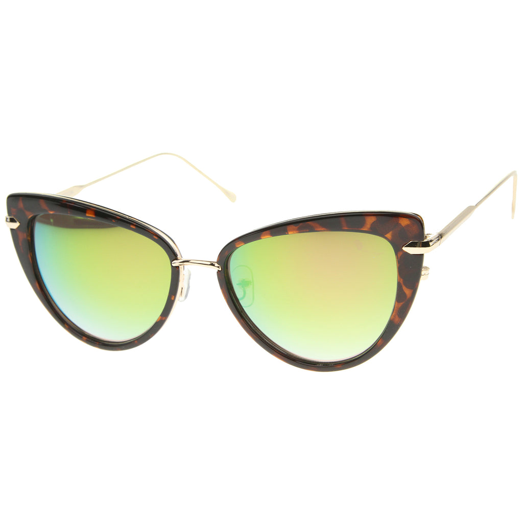 Tortoise-Gold / Pink Yellow Mirror