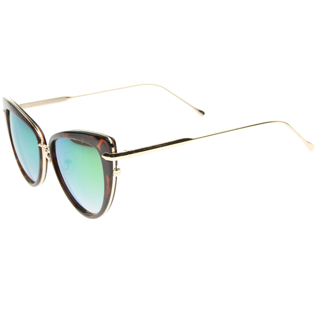 Tortoise-Gold / Pink Yellow Mirror