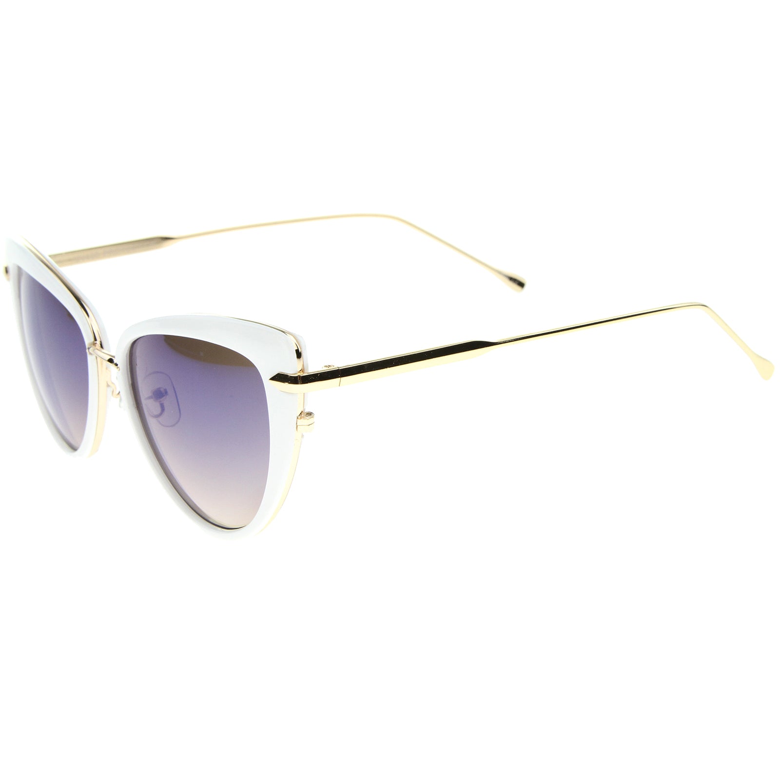 White-Gold / Blue Mirror