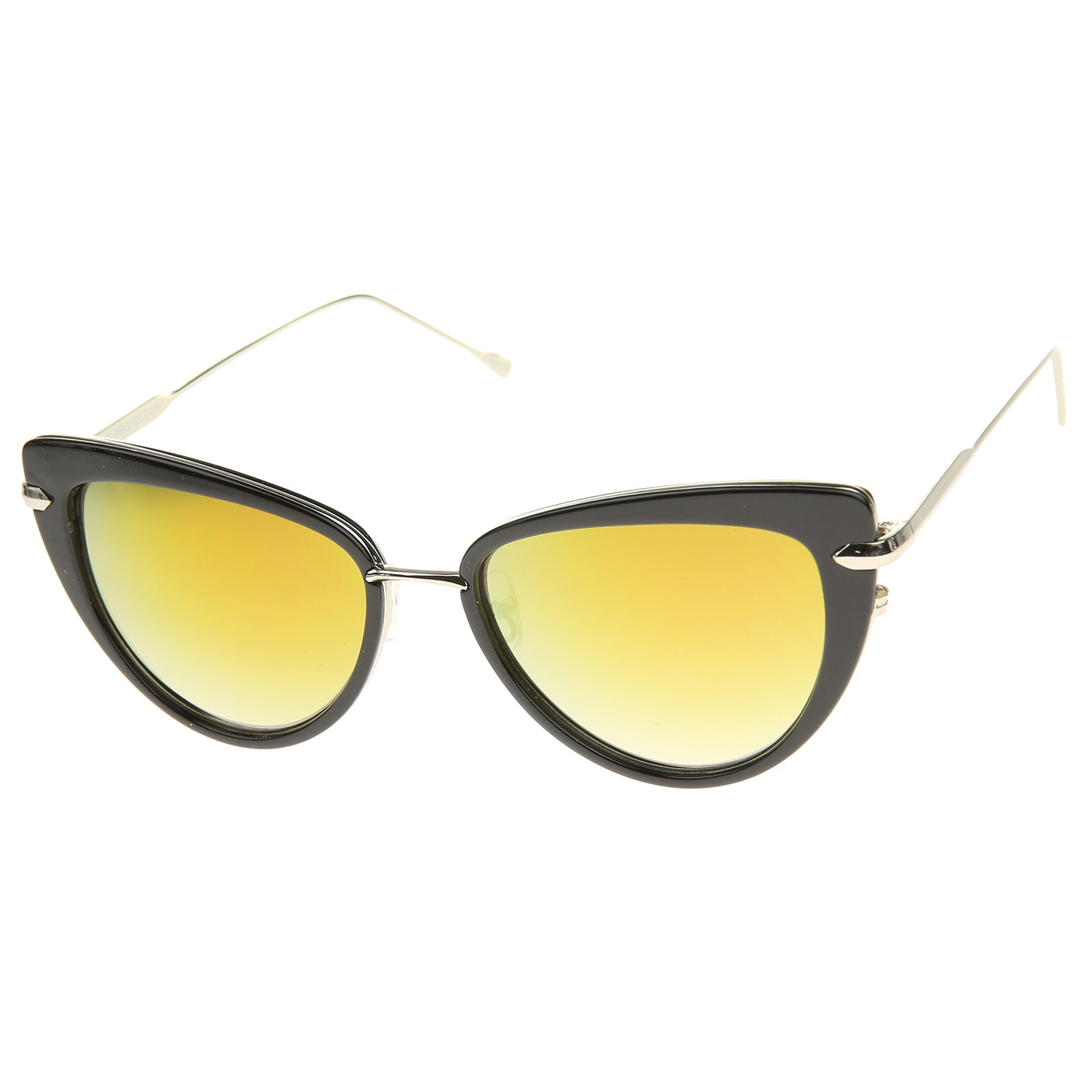 Black-Silver / Yellow Mirror