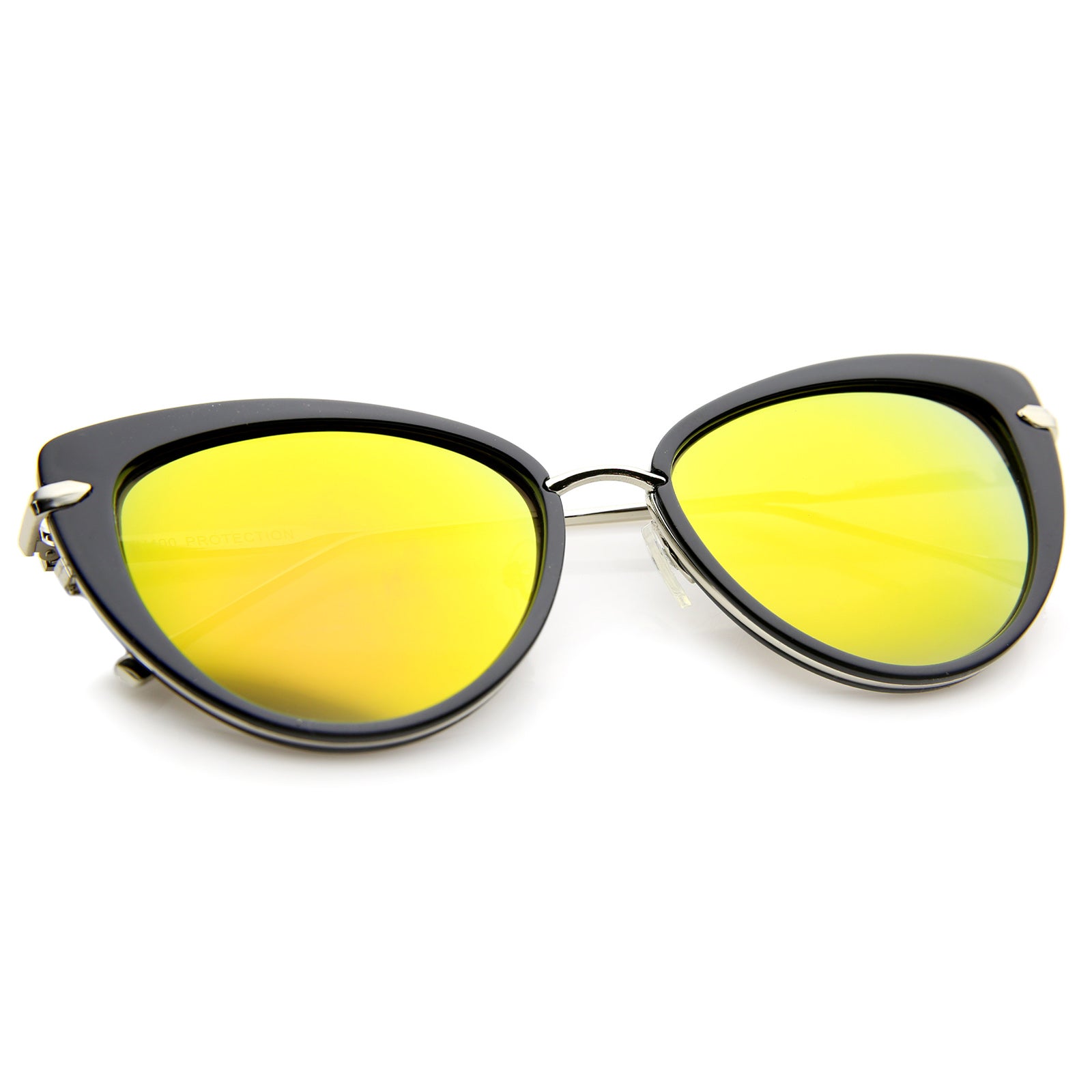 Black-Silver / Yellow Mirror