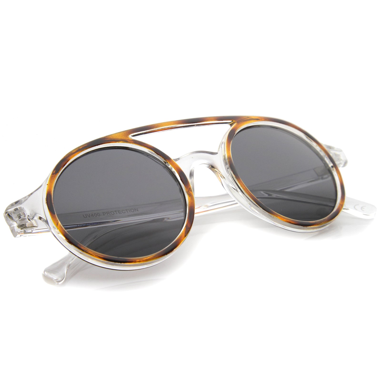 Tortoise Clear-White / Smoke