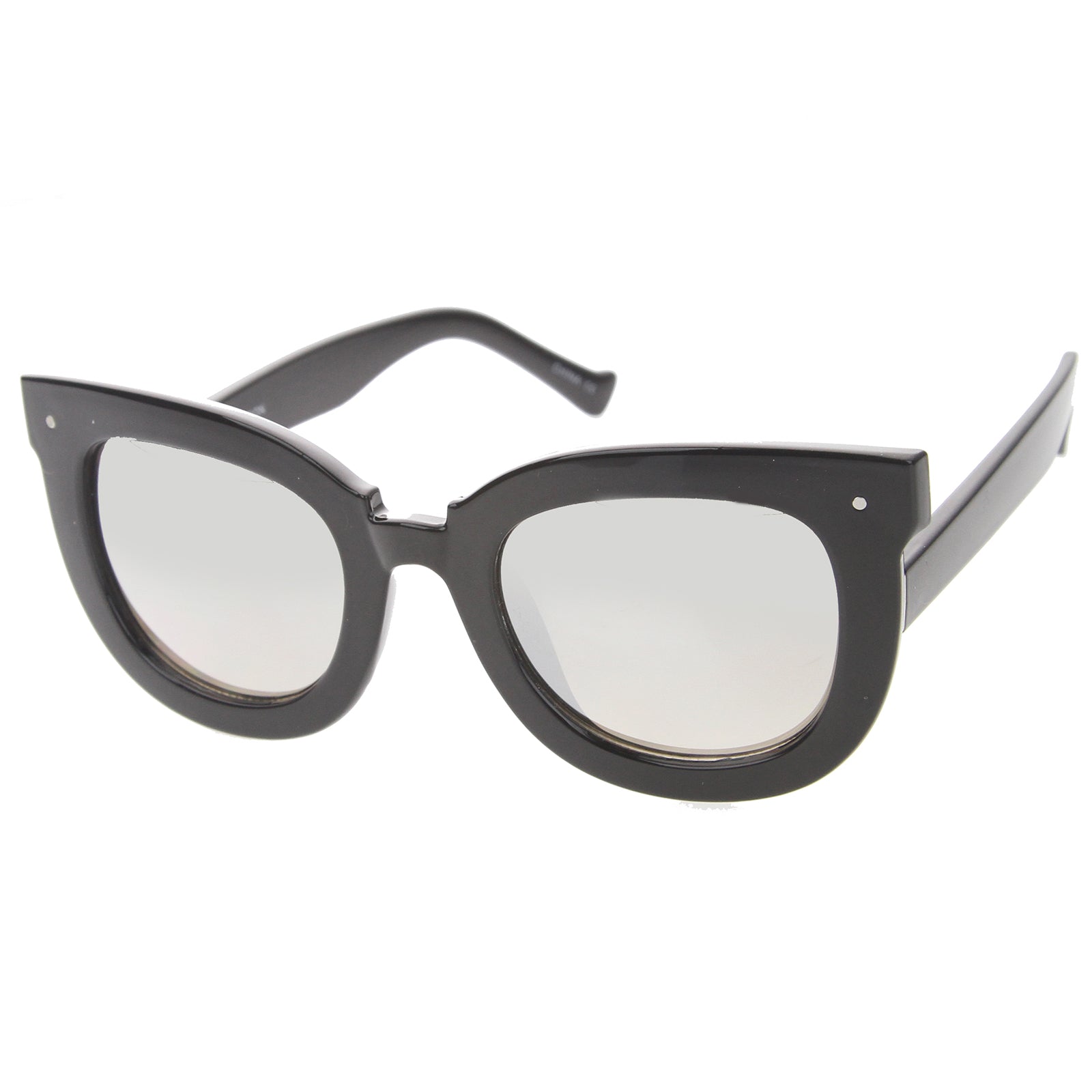 Shiny Black / Silver Mirror