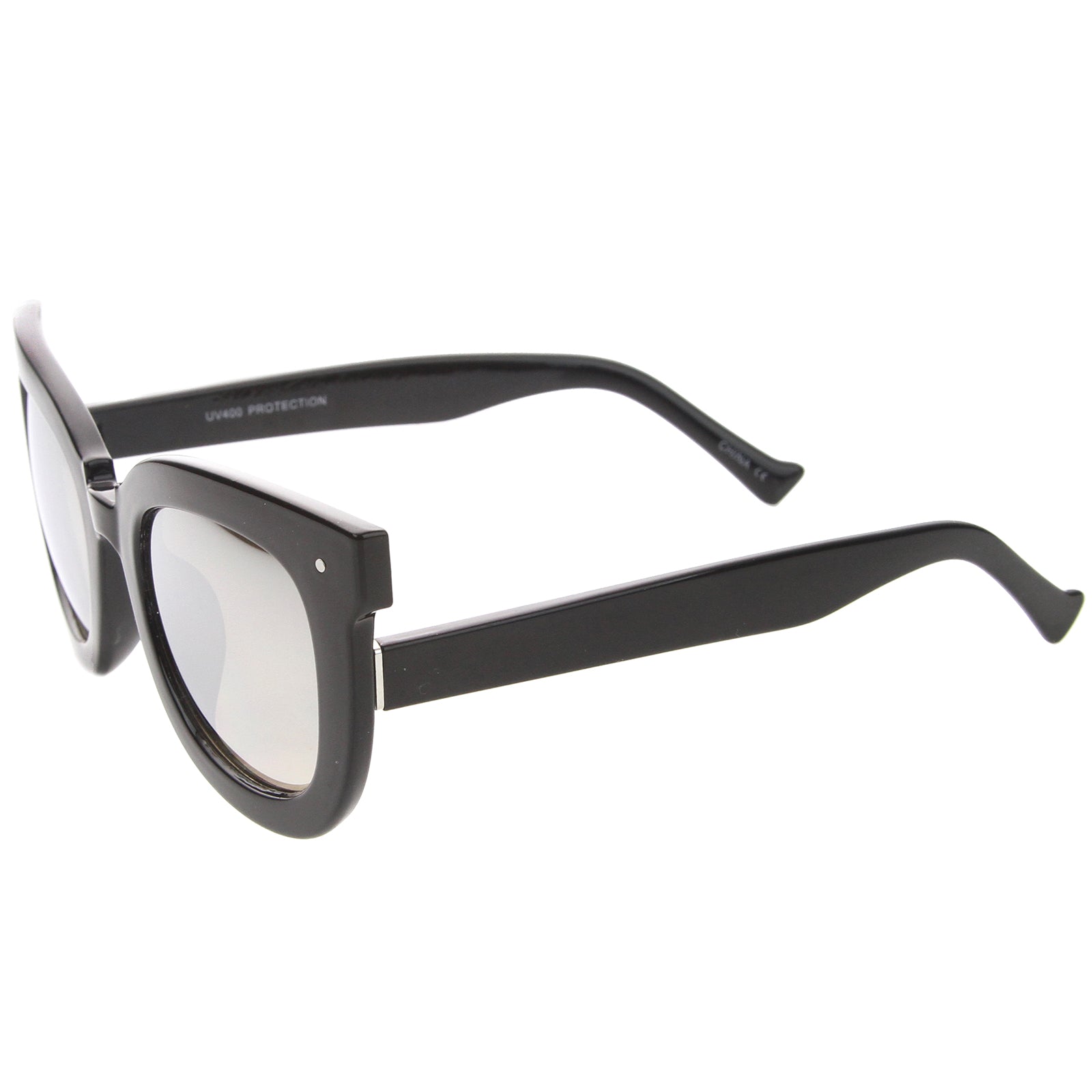 Shiny Black / Silver Mirror