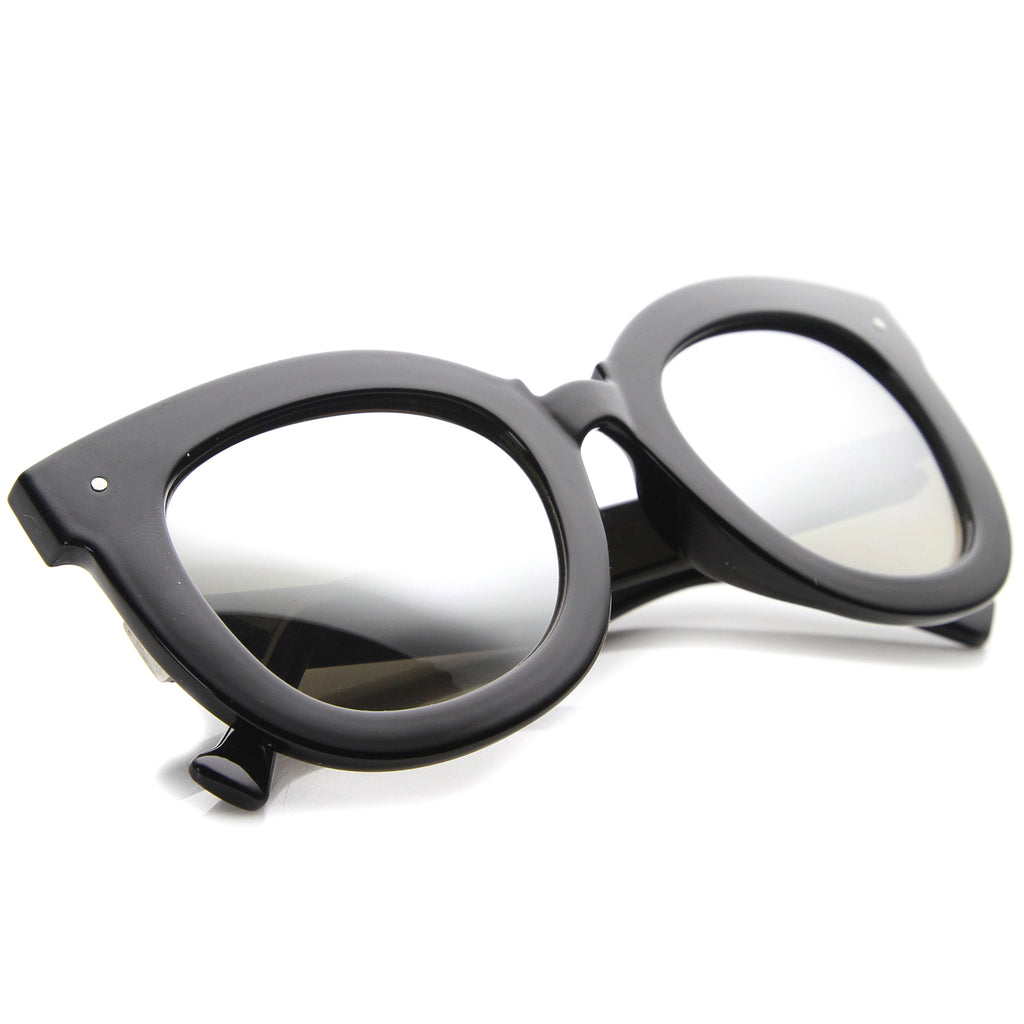 Shiny Black / Silver Mirror