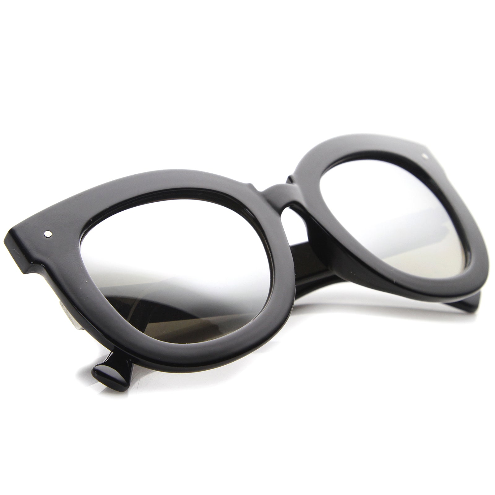 Shiny Black / Silver Mirror