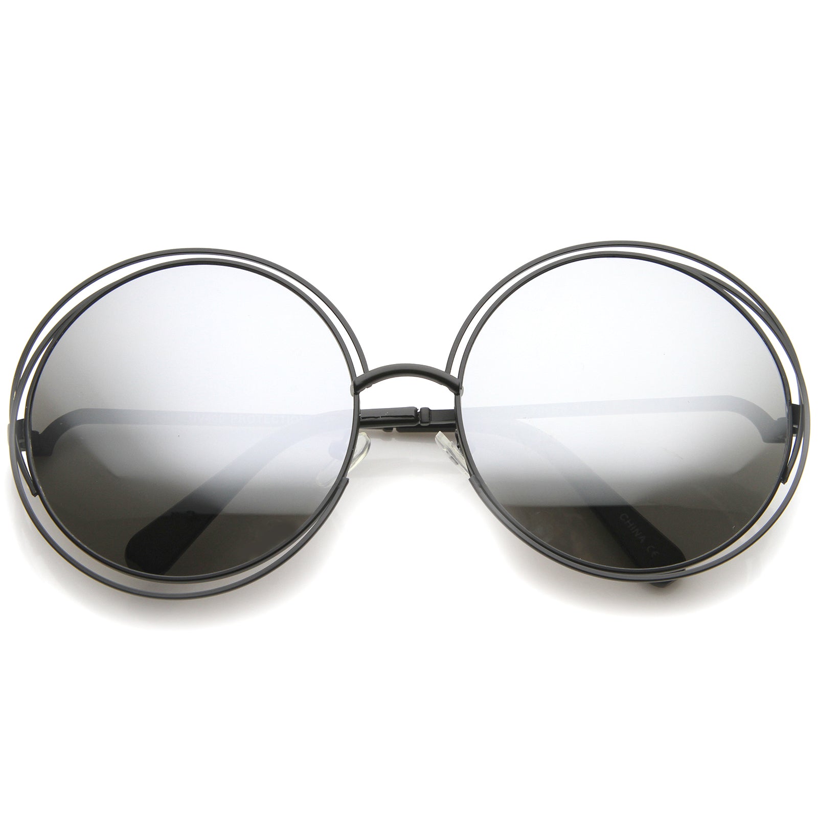 Black / Silver Mirror