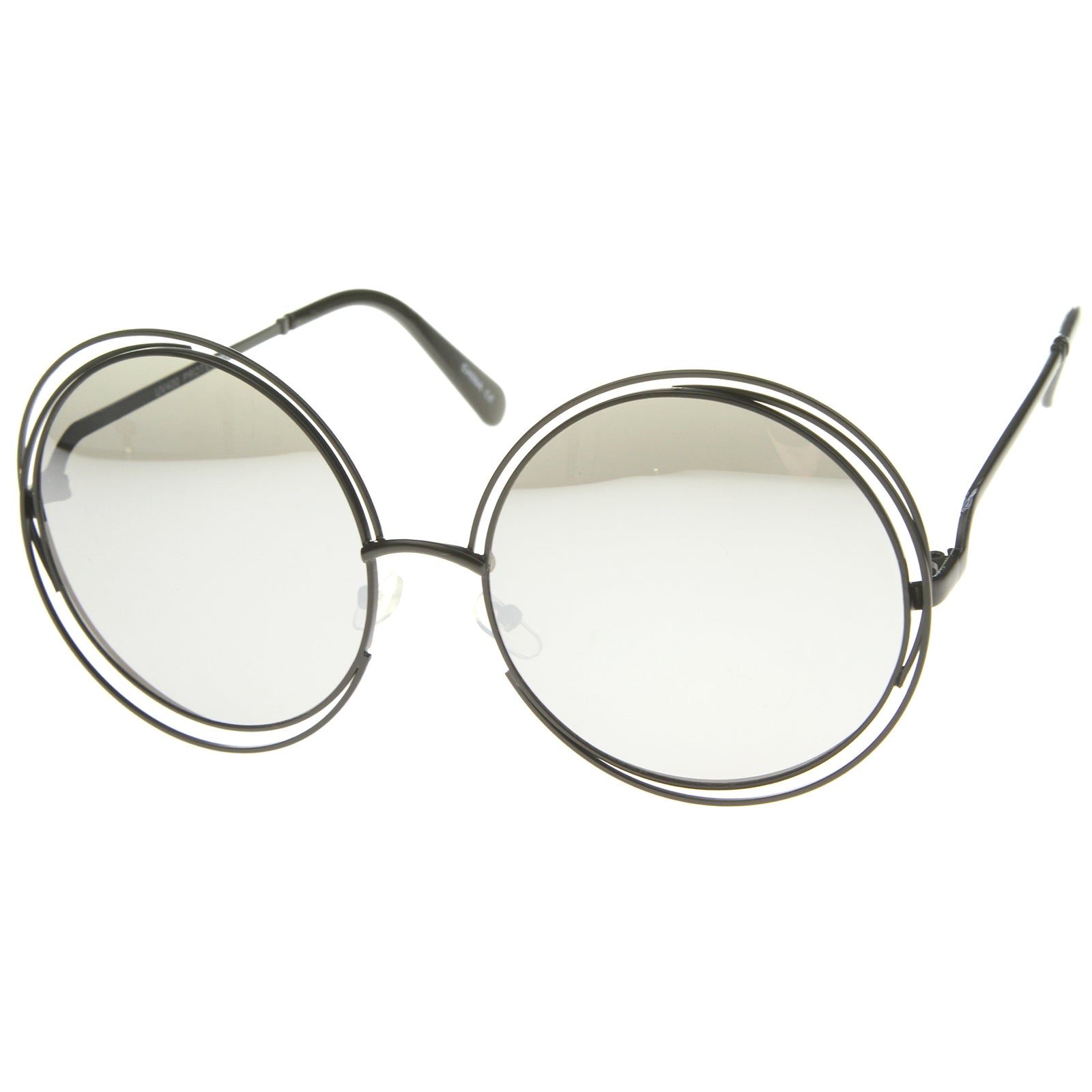 Black / Silver Mirror