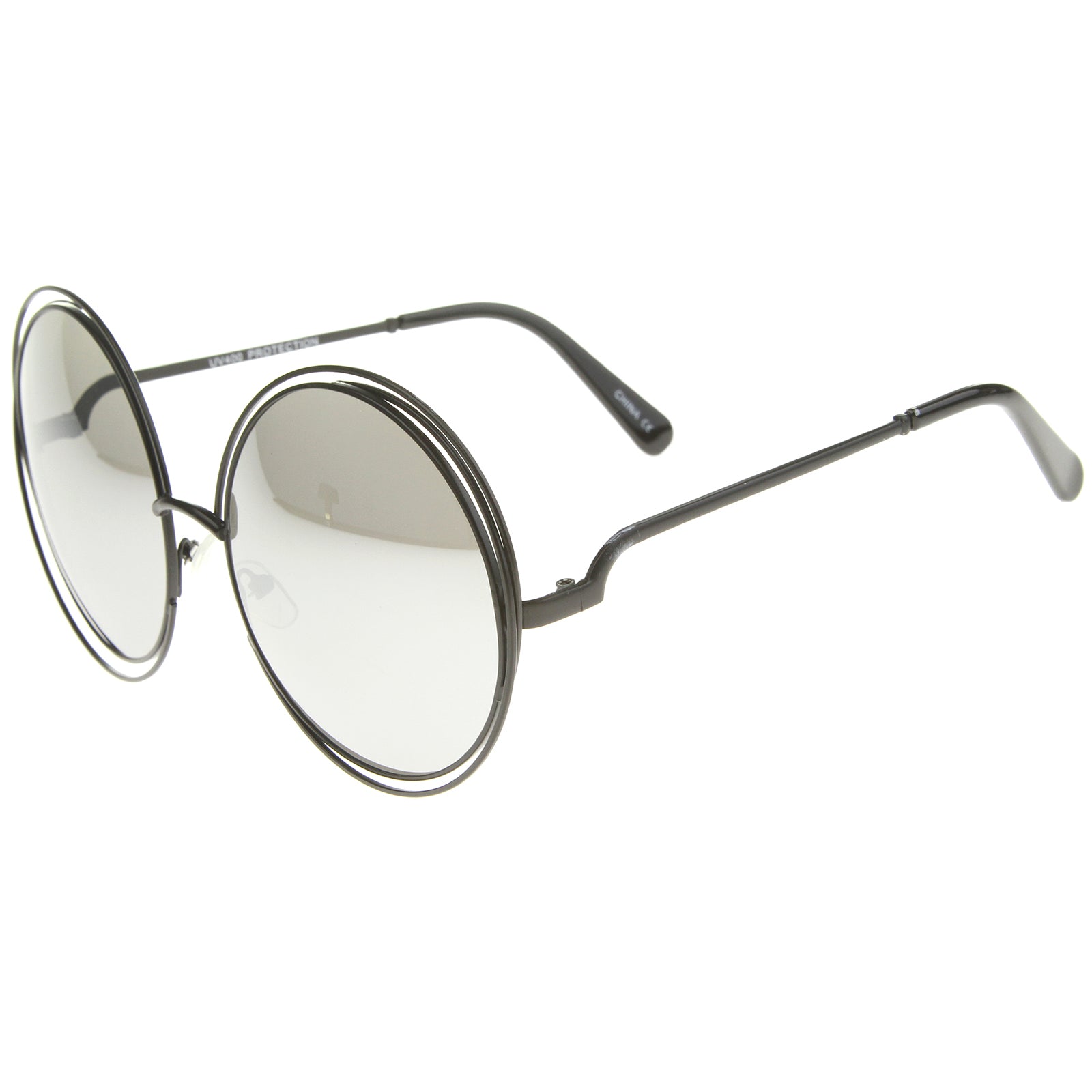 Black / Silver Mirror