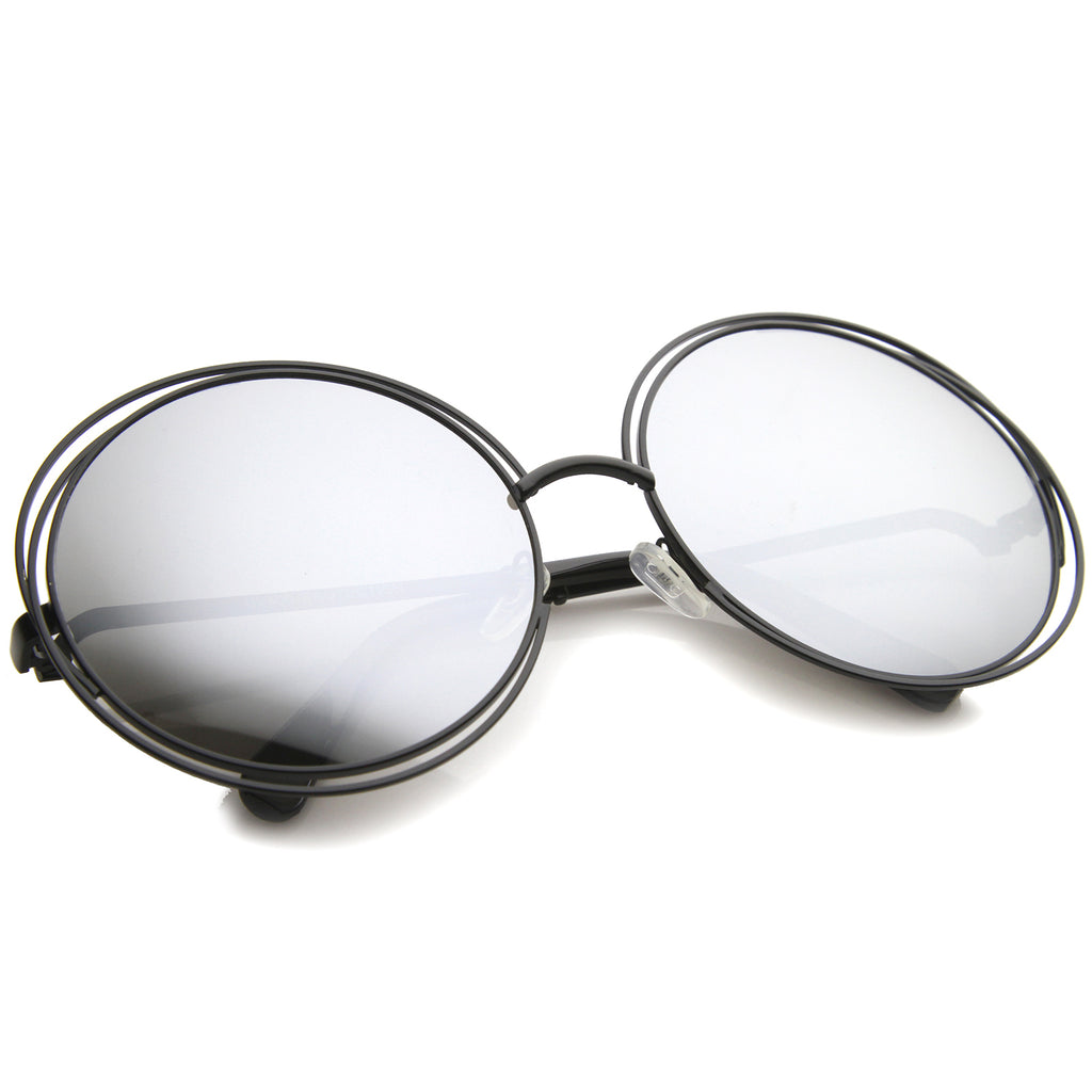 Black / Silver Mirror