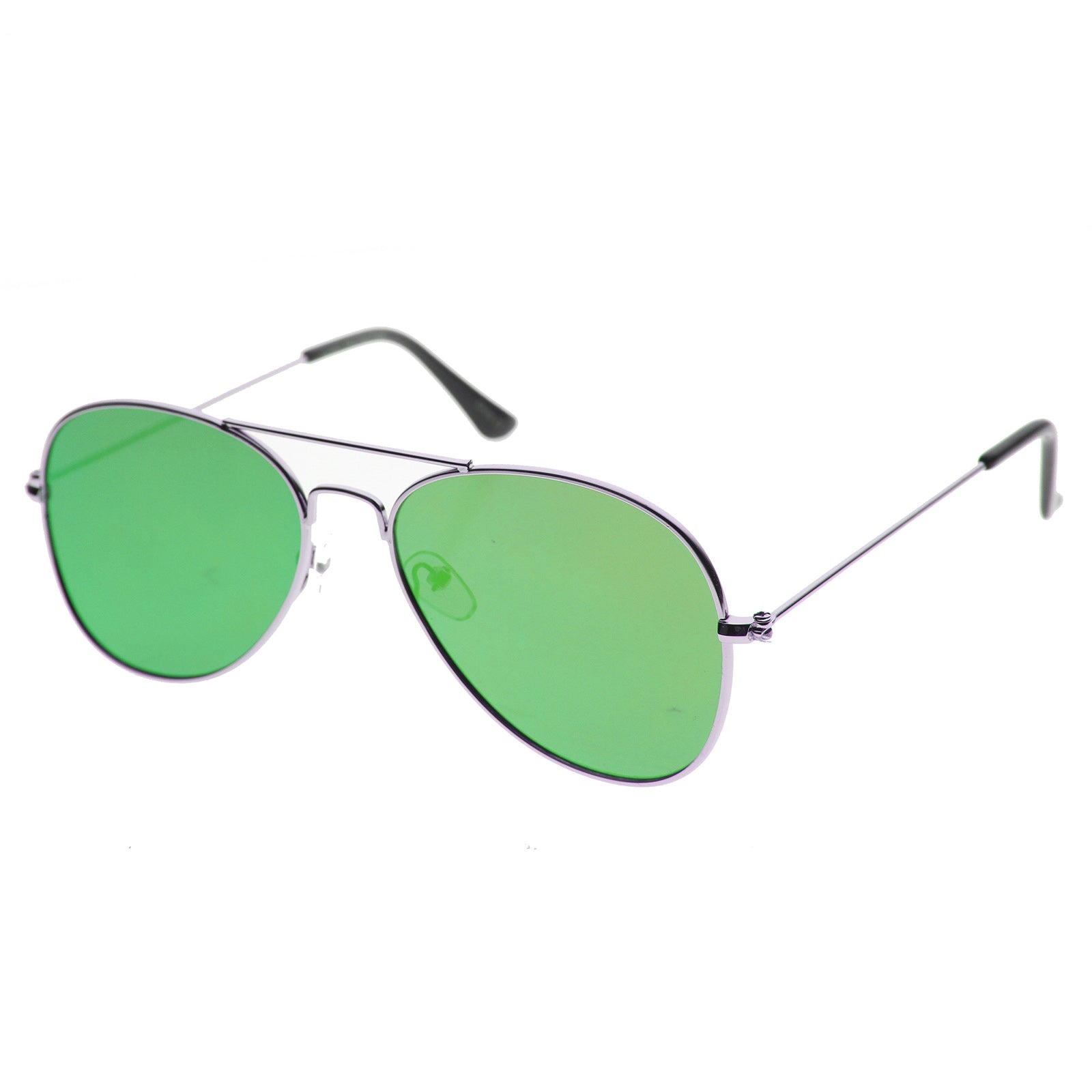 Silver / Green