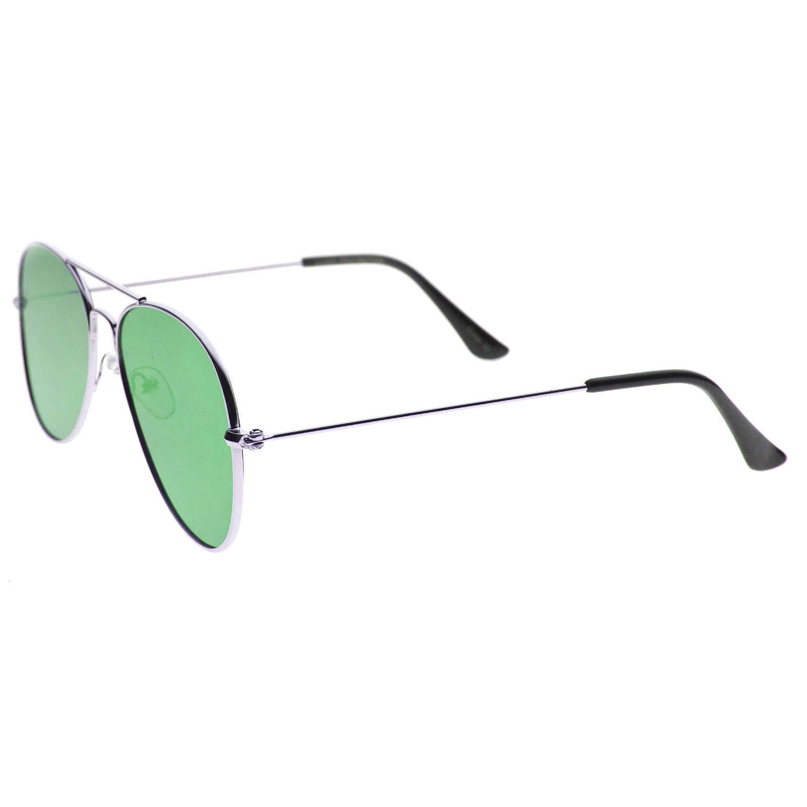 Silver / Green