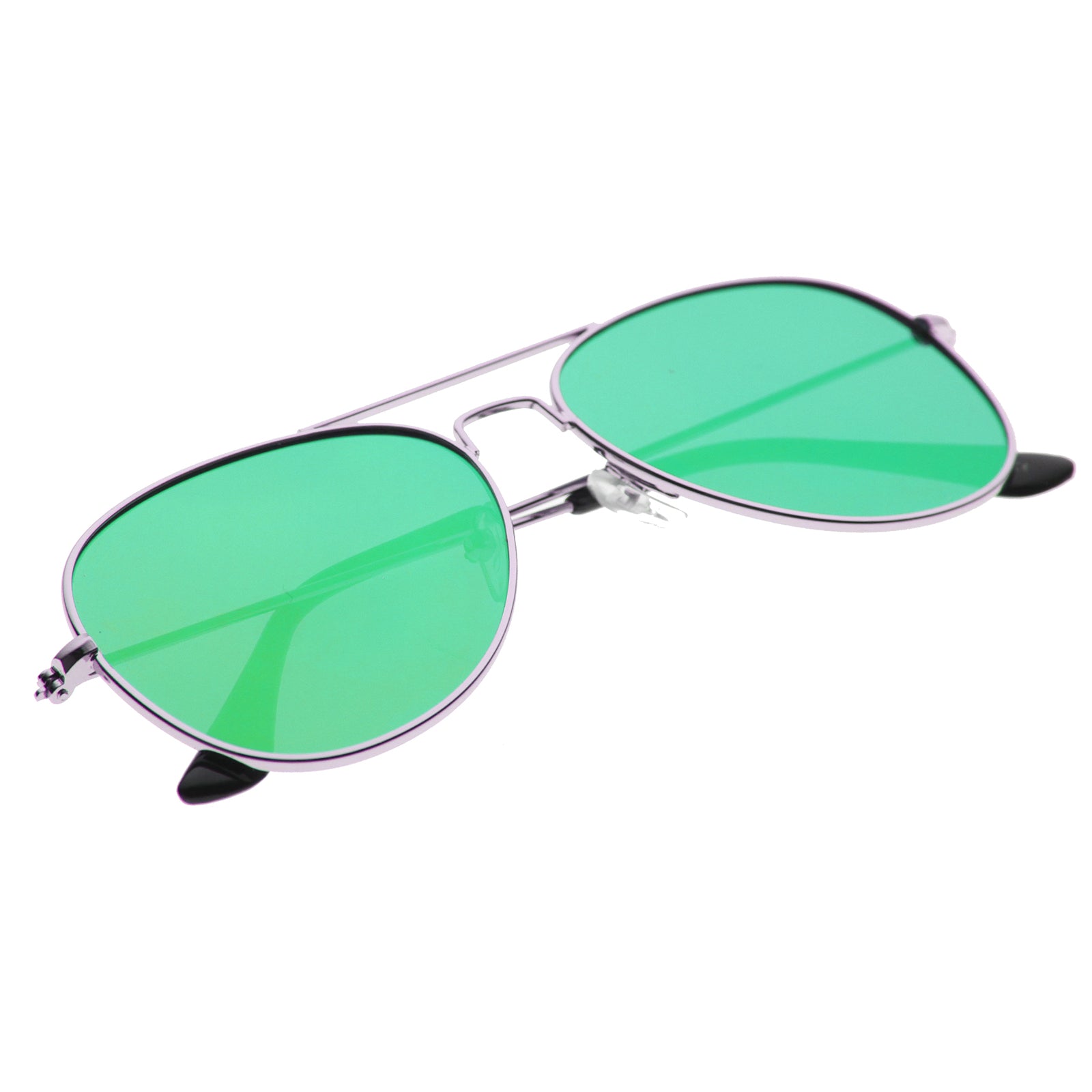 Silver / Green