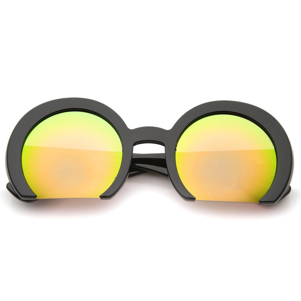Shiny Black / Orange Mirror