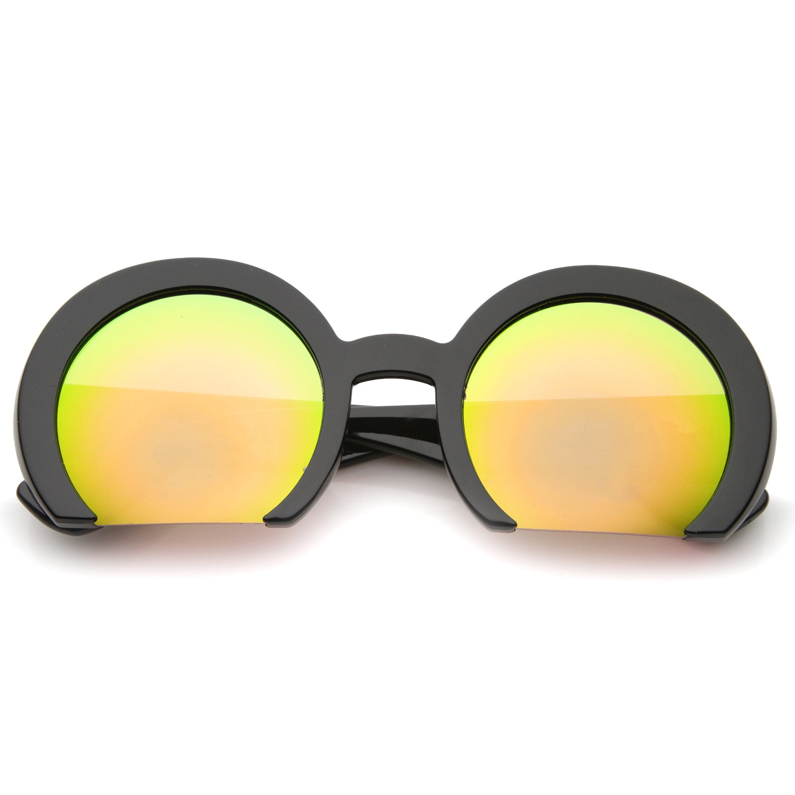 Shiny Black / Orange Mirror