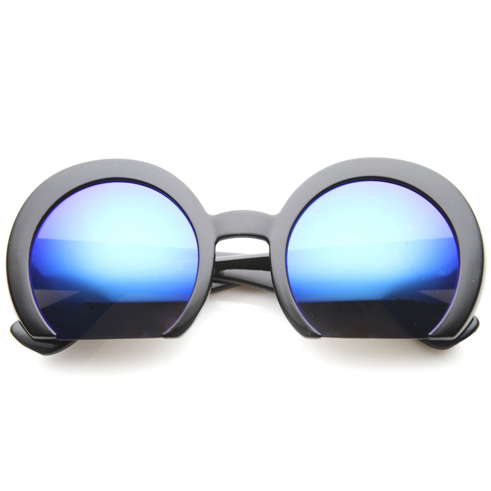 Shiny Black / Blue Mirror