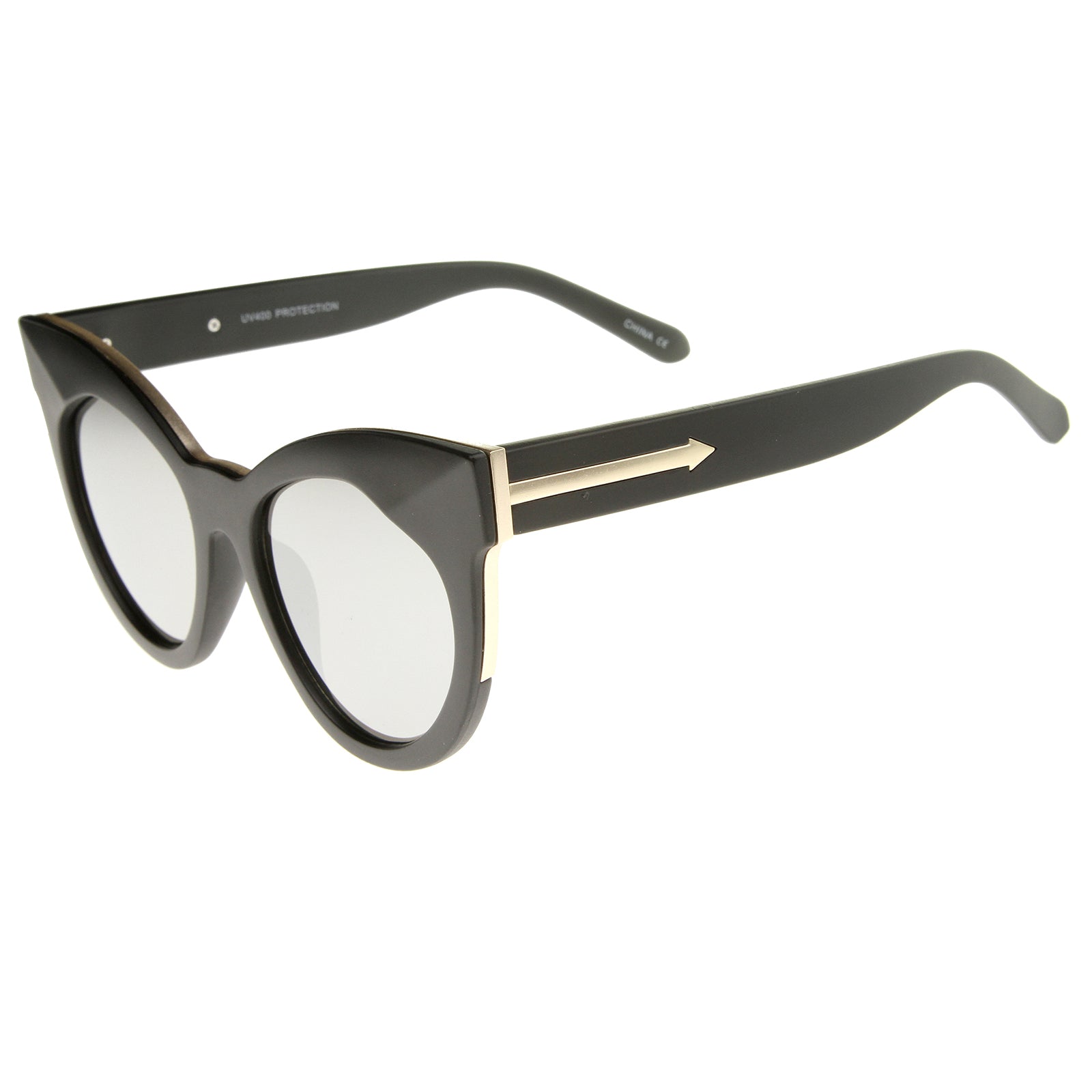 Black / Silver Mirror